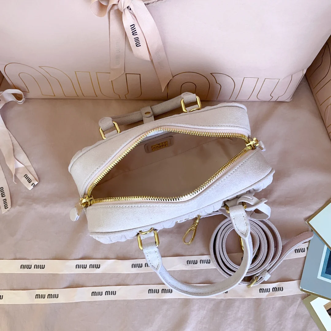 Сумка для боулинга Miu Miu-5bb142, розовая nk4