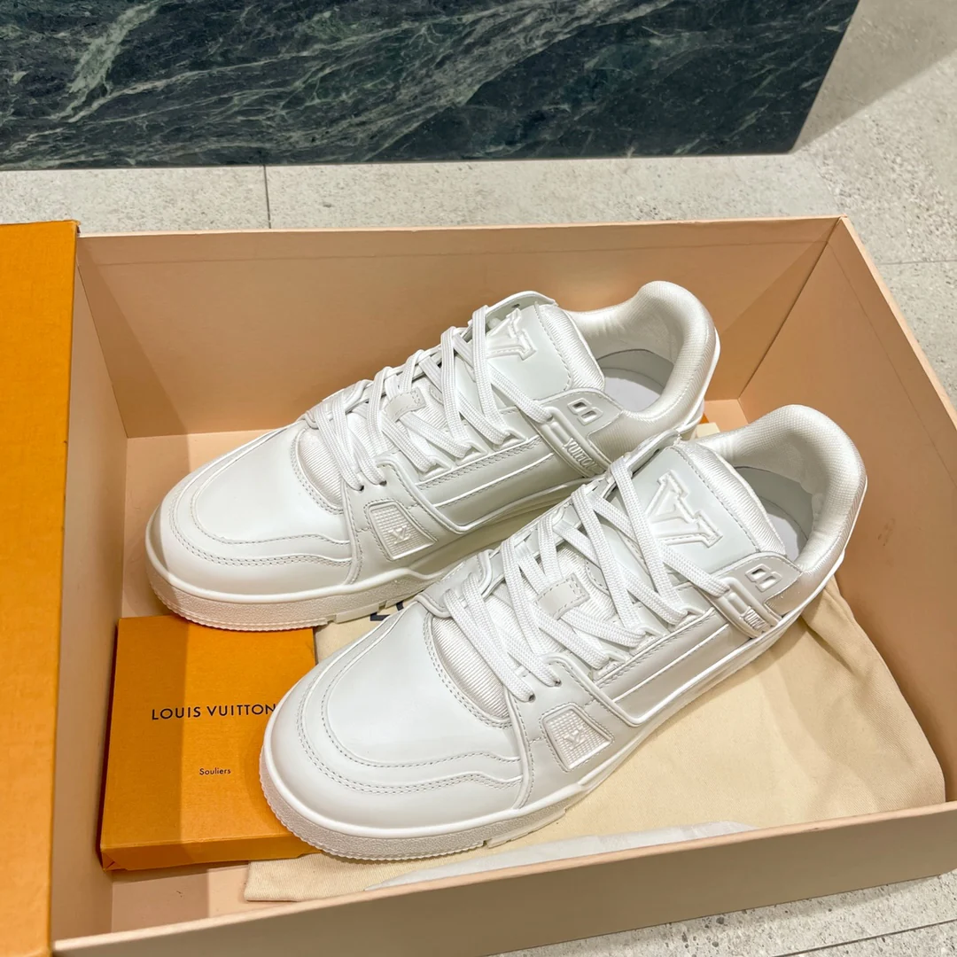 LV - Кожаные кроссовки - Повседневная обувь - Мужские - 3