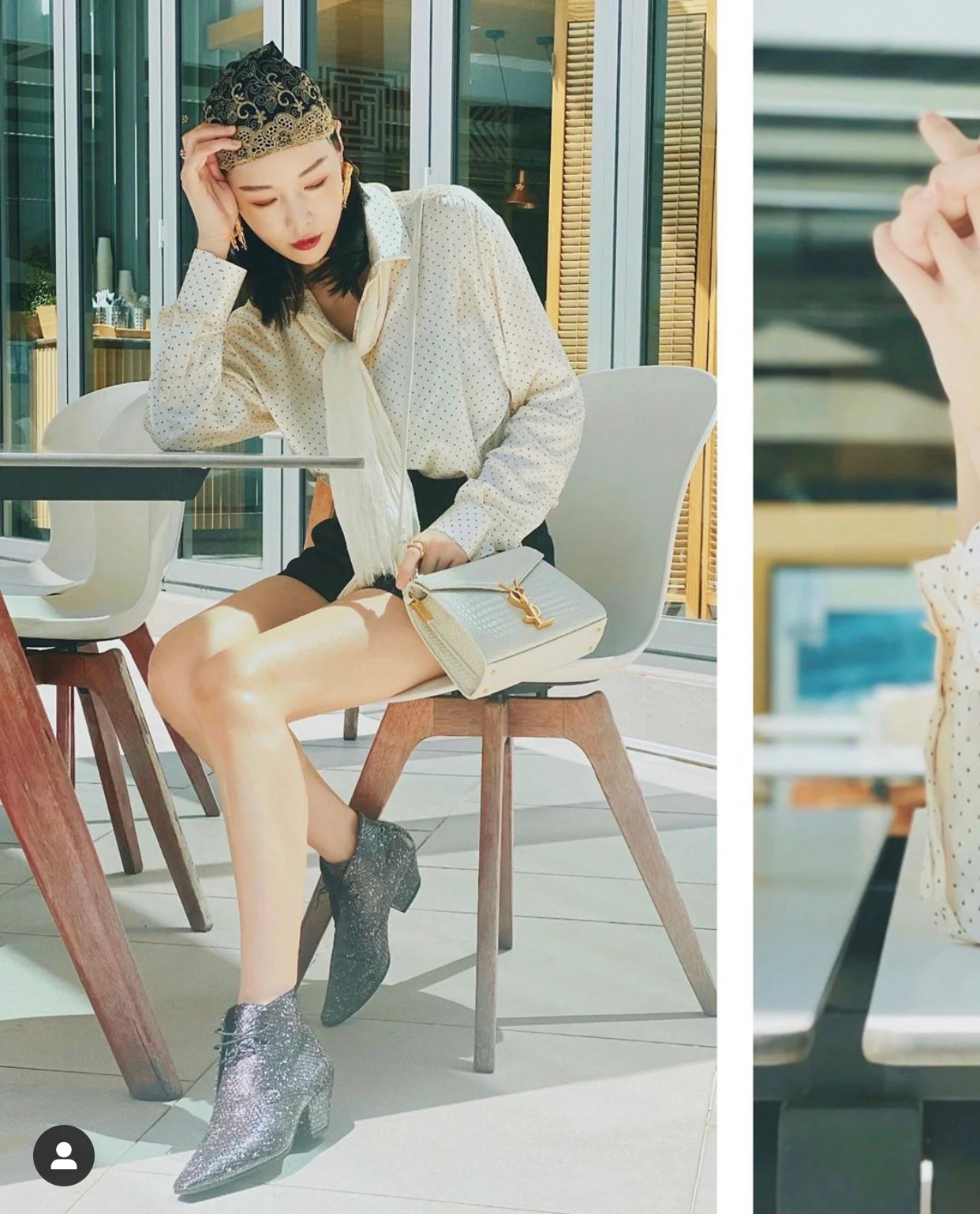 Образ YSL Cassandra с крокодиловым принтом (поделиться)