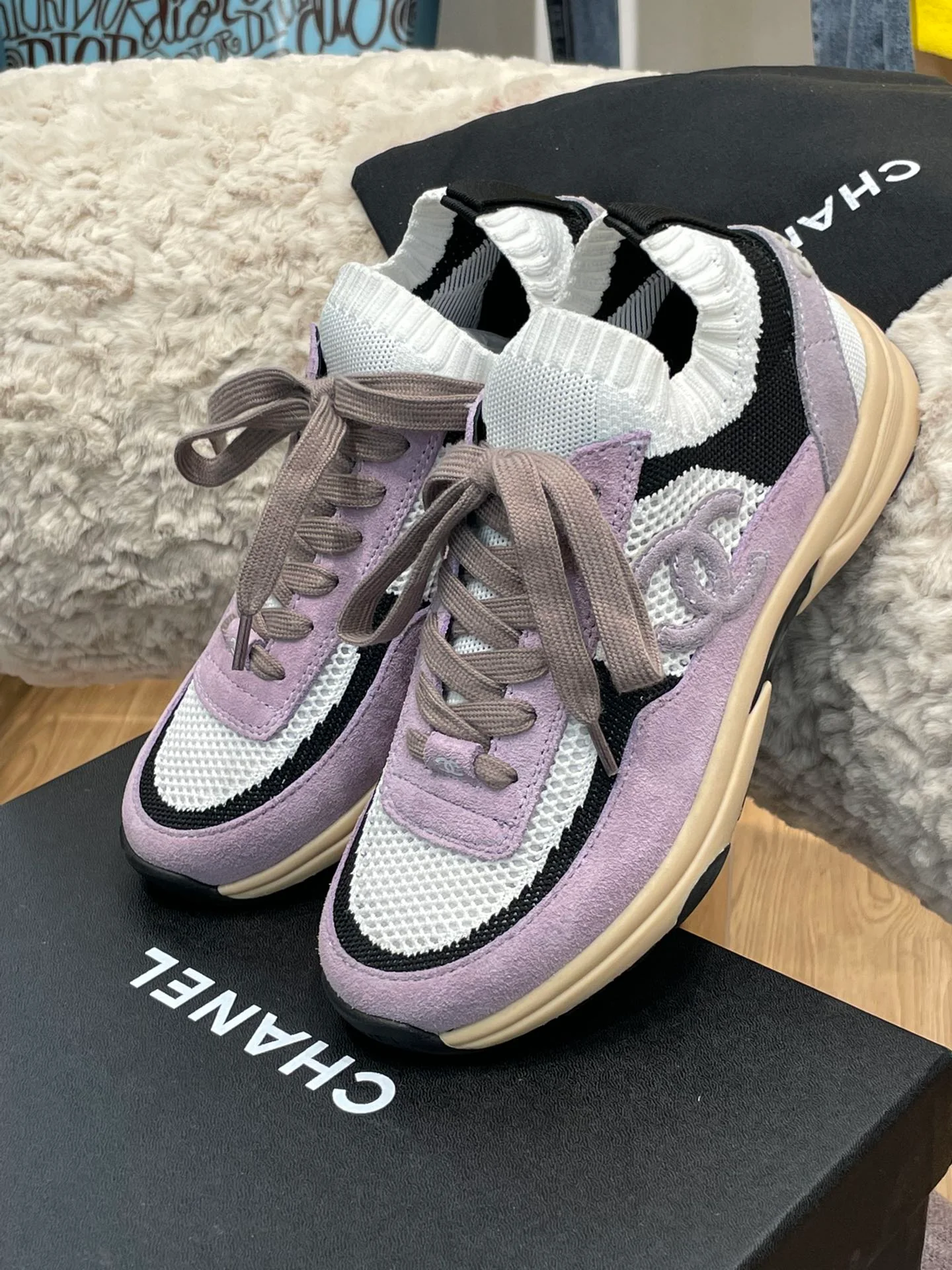 Chanel - Массивные туфли - Кроссовки - 4