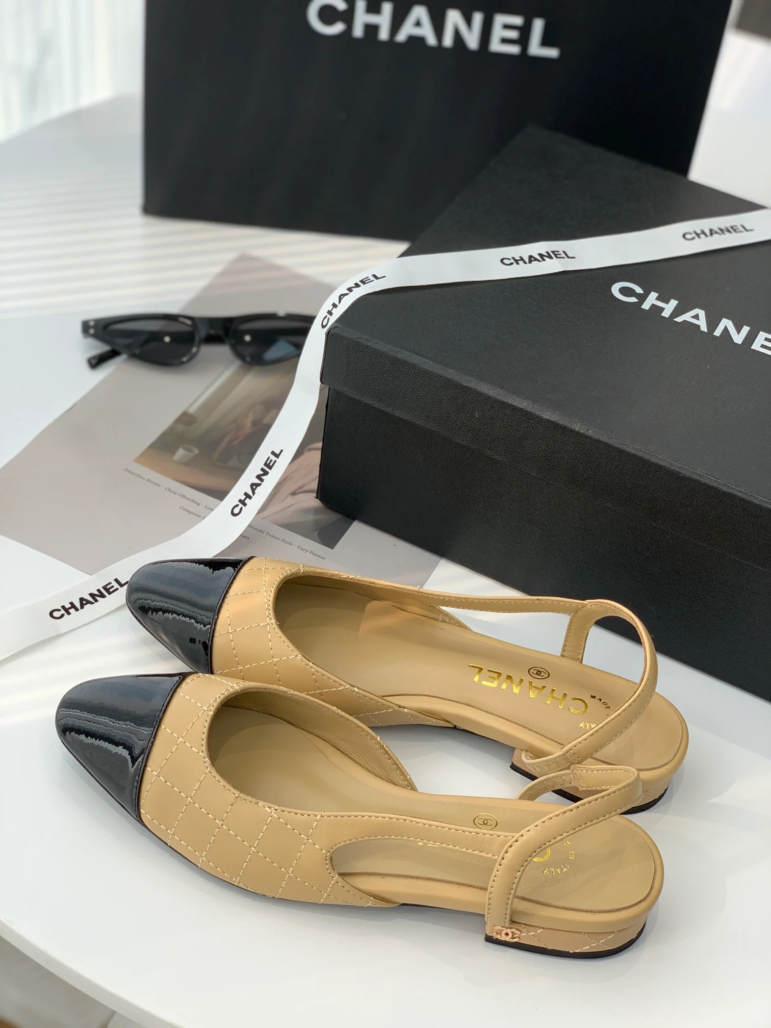 Классические сандалии Chanel с открытыми рукавами, из овечьей кожи, размеры 35-40-34-41-432 (изготовление на заказ)