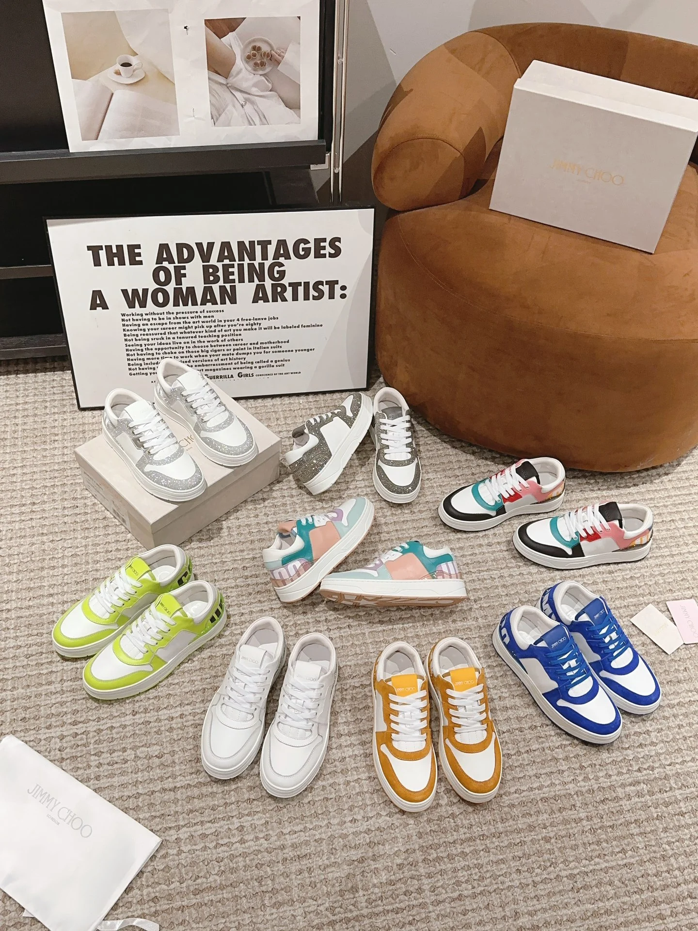 Jimmy - Новинка 2023 года - Повседневная обувь - Бело-черная