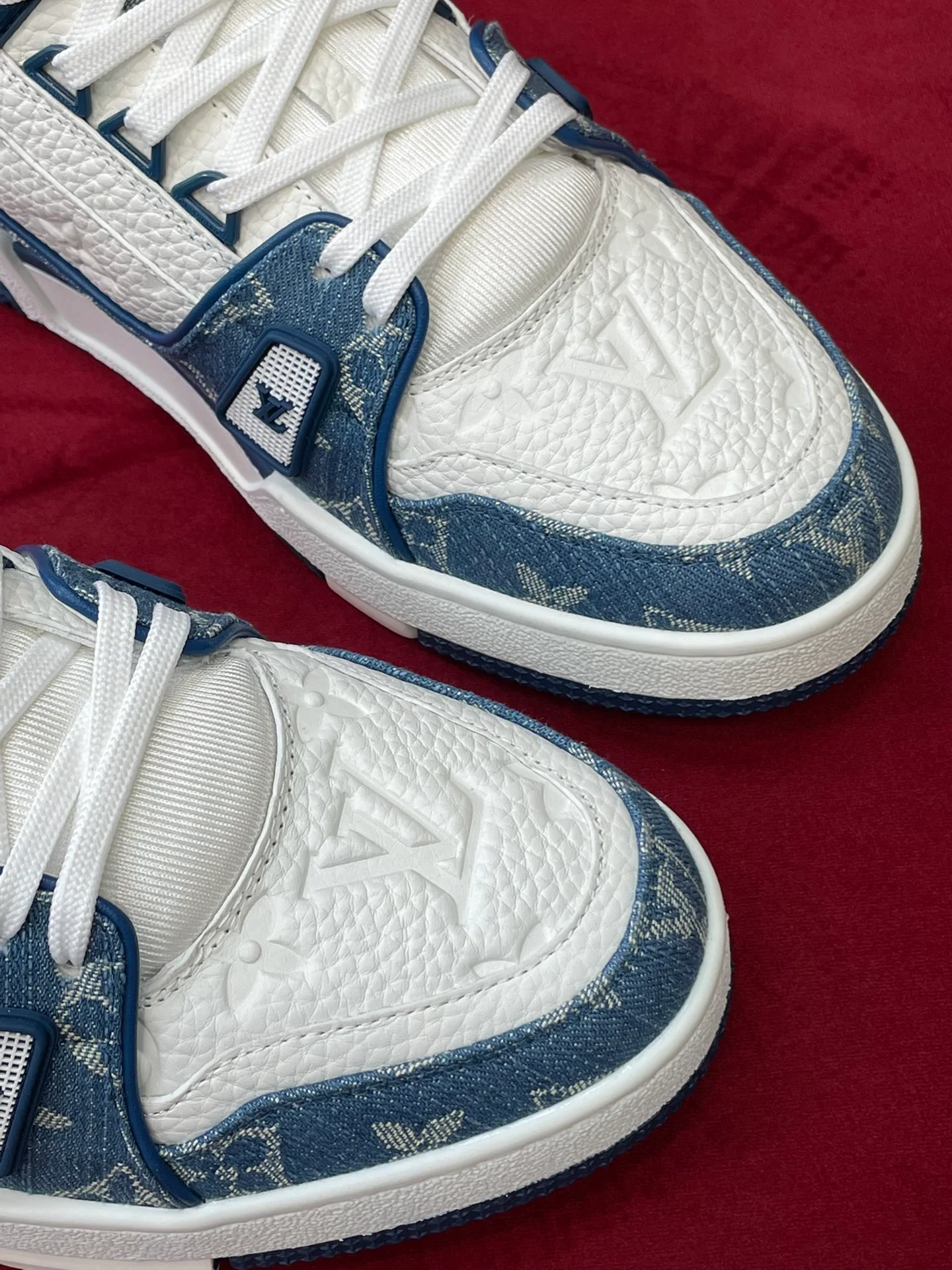 Кроссовки LV Trainer Series - Спортивная обувь - Унисекс - Бело-синие