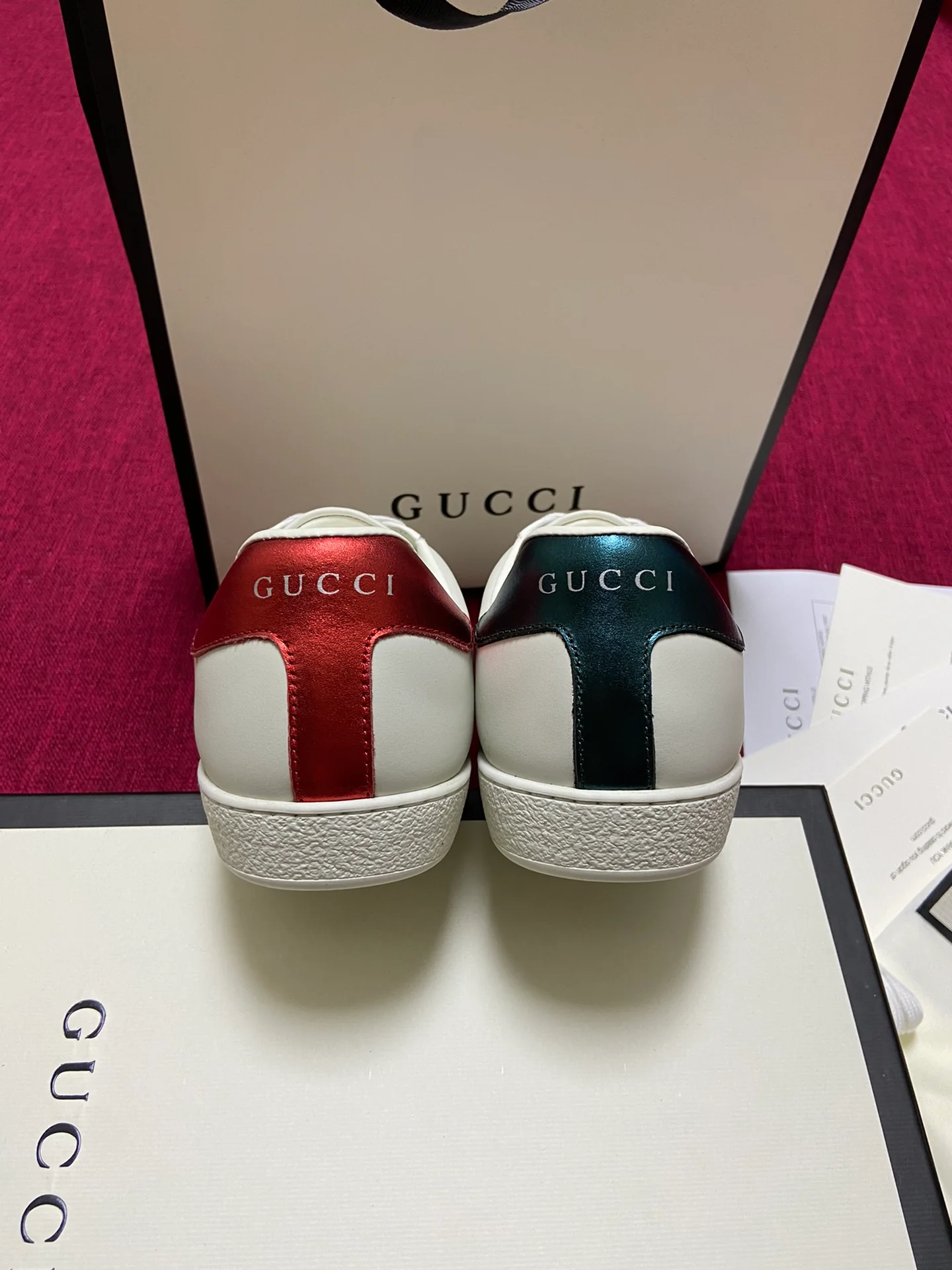 Gucci - Белые кроссовки - Кроссовки - Повседневная обувь - 5