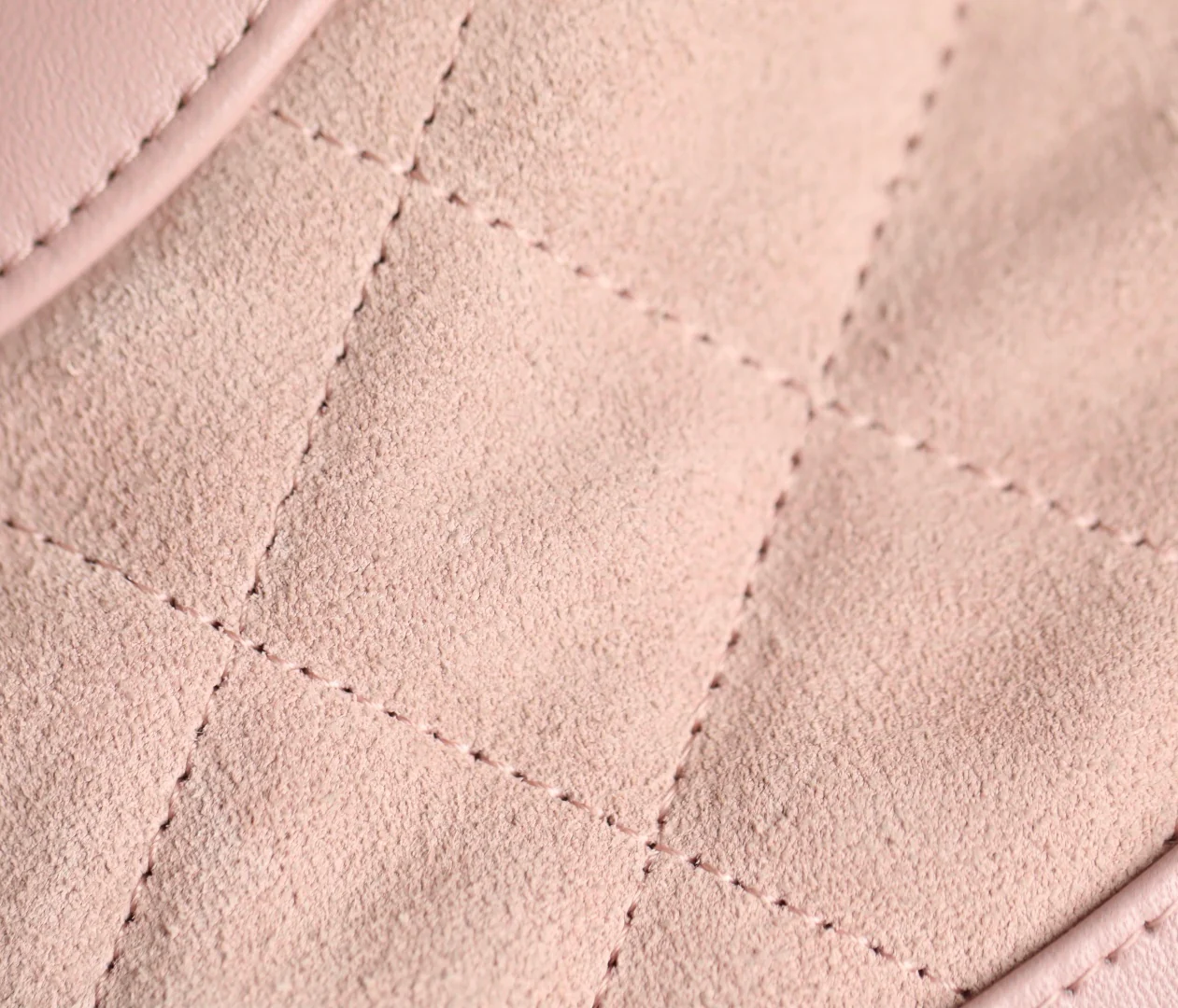 Сумка Chanel 25p nano 31, замша, розовая.