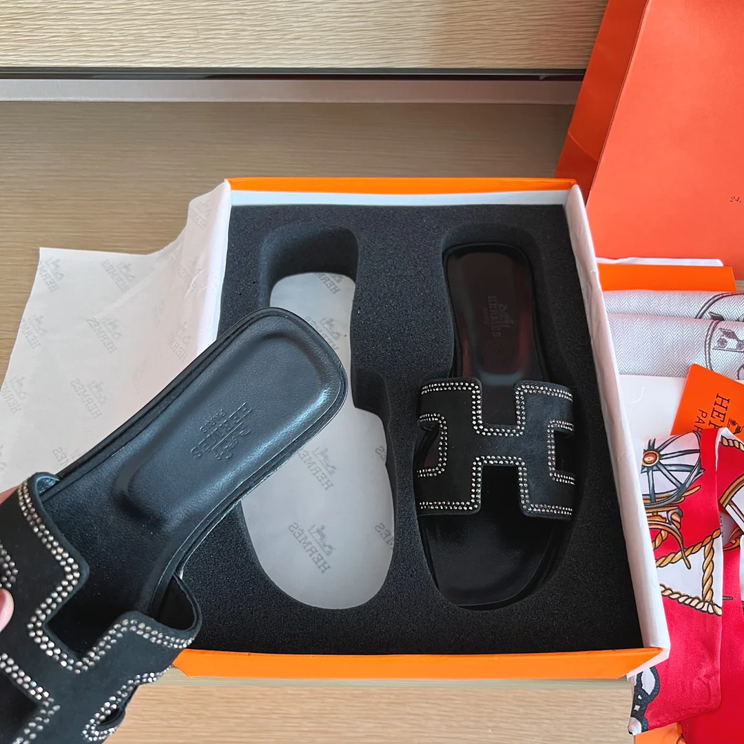 Сандалии Hermes-h Flat Sandals-8