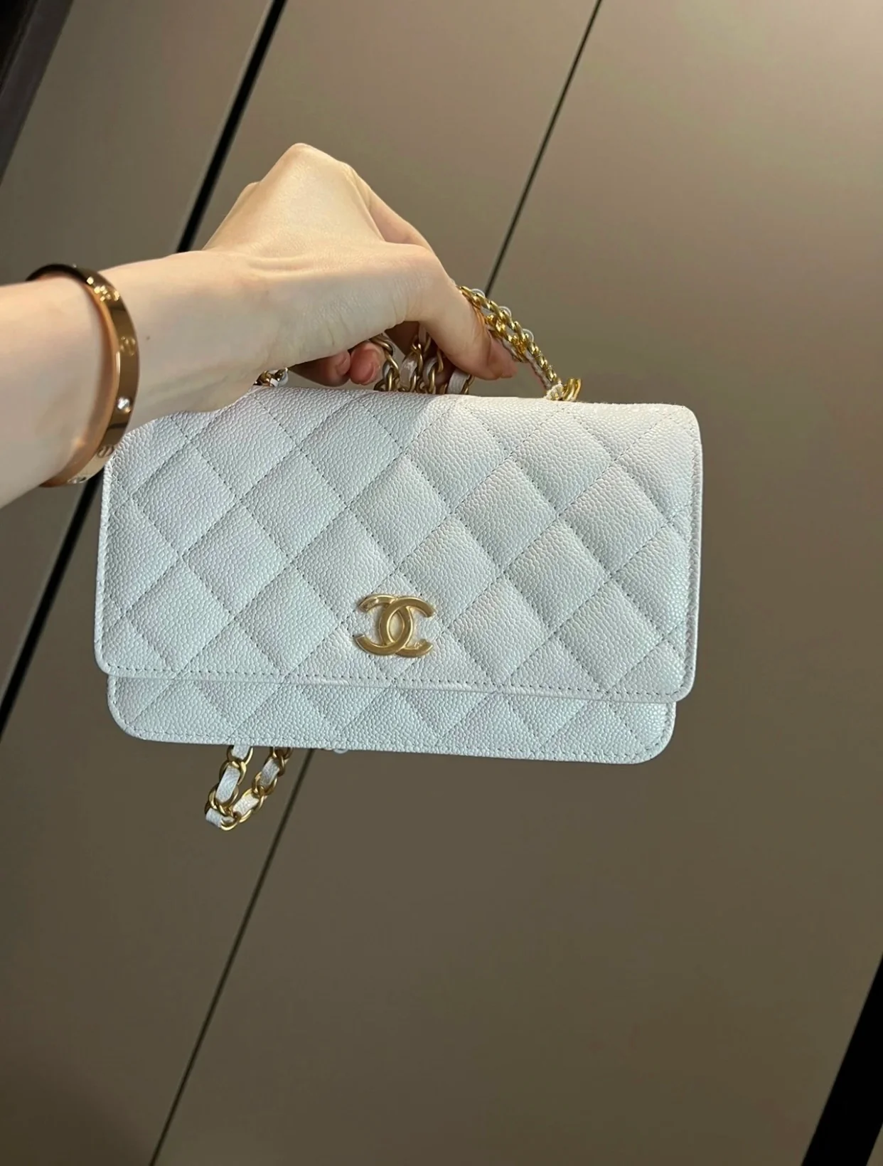 Ручка для письма Chanel 2022 WOC Platinum Ball