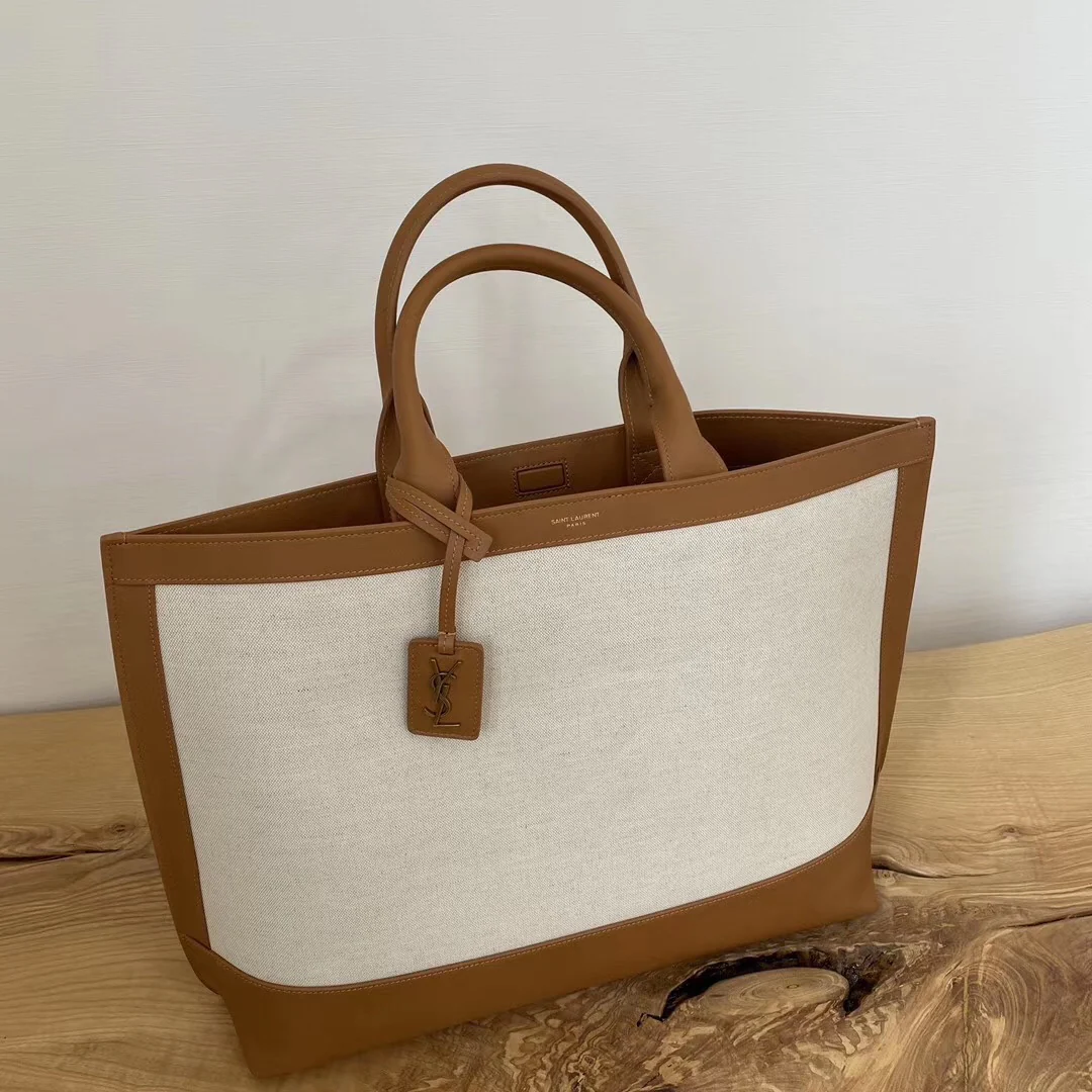 Сумка-шоппер YSL - коричневая