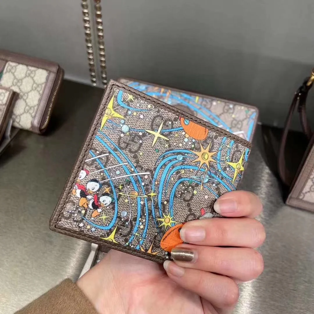 Gucci-唐老鸭系列短夹