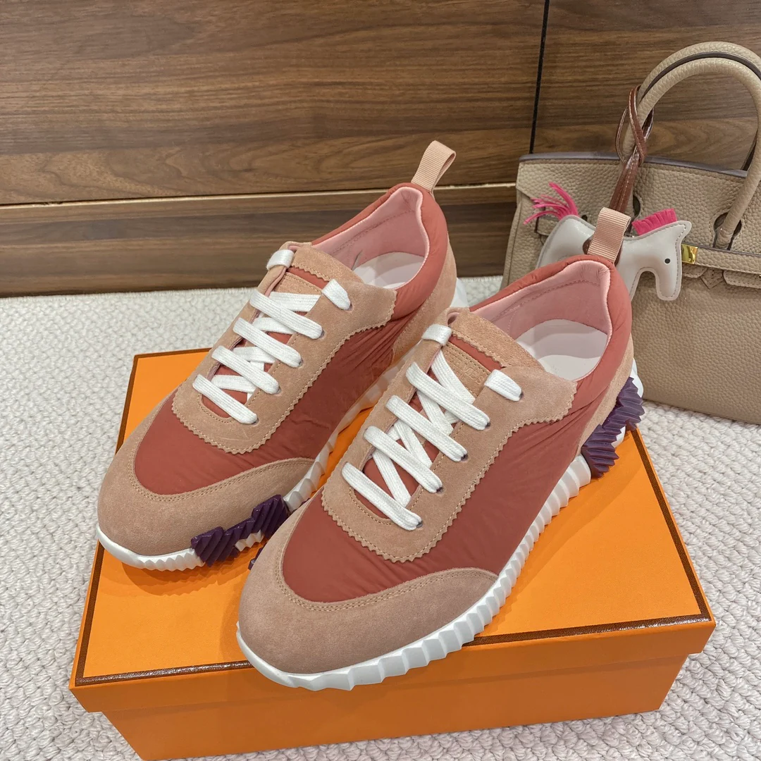 Весенняя коллекция Hermes 2022 — Спортивная повседневная обувь — Унисекс — Розовый