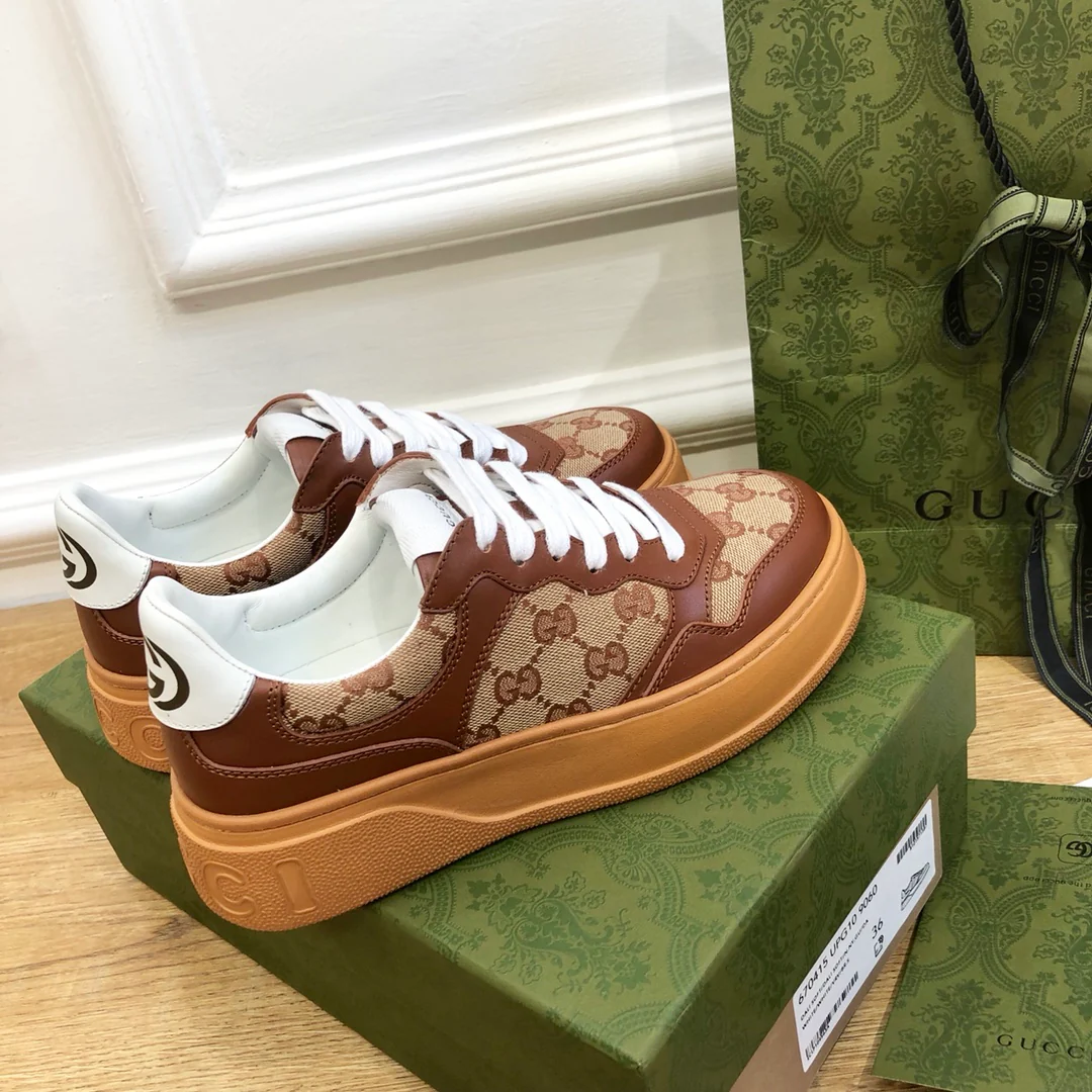 кроссовки на платформе Gucci