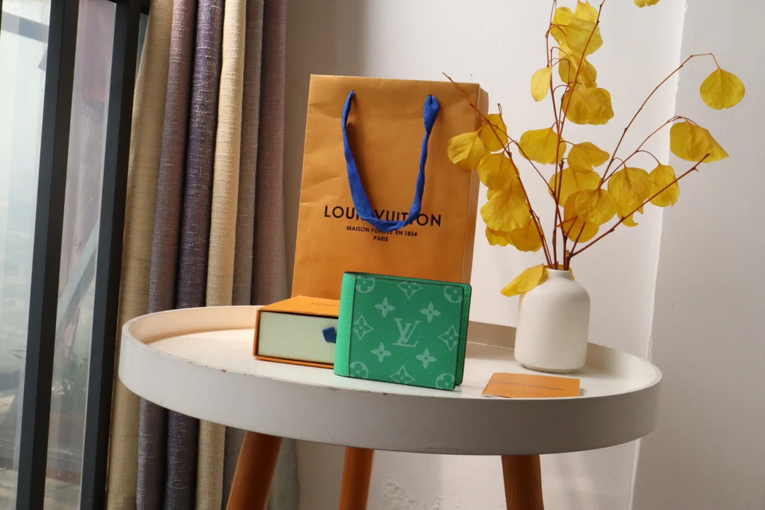 LV-m30995-многофункциональный кошелек/короткий кошелек-зеленый