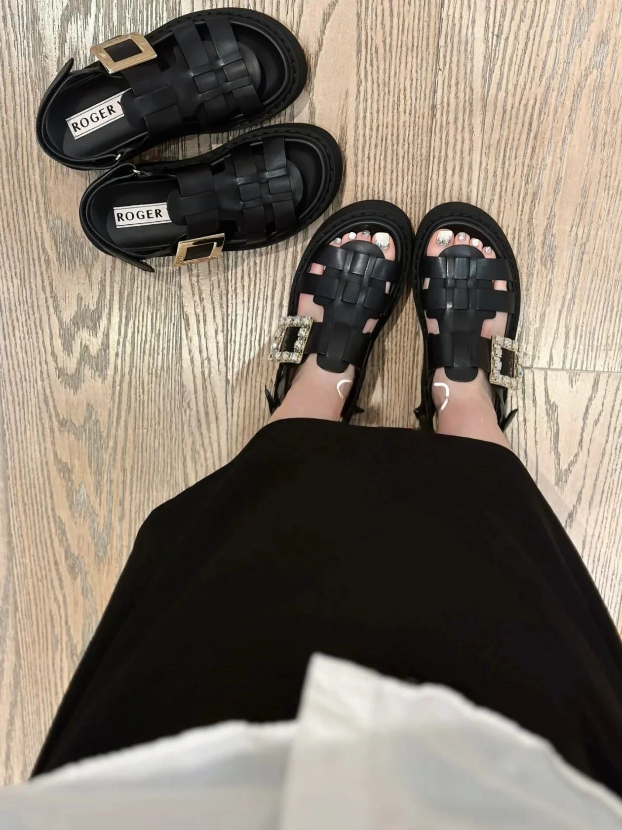 RV - Римские сандалии - Бриллиантовая пряжка