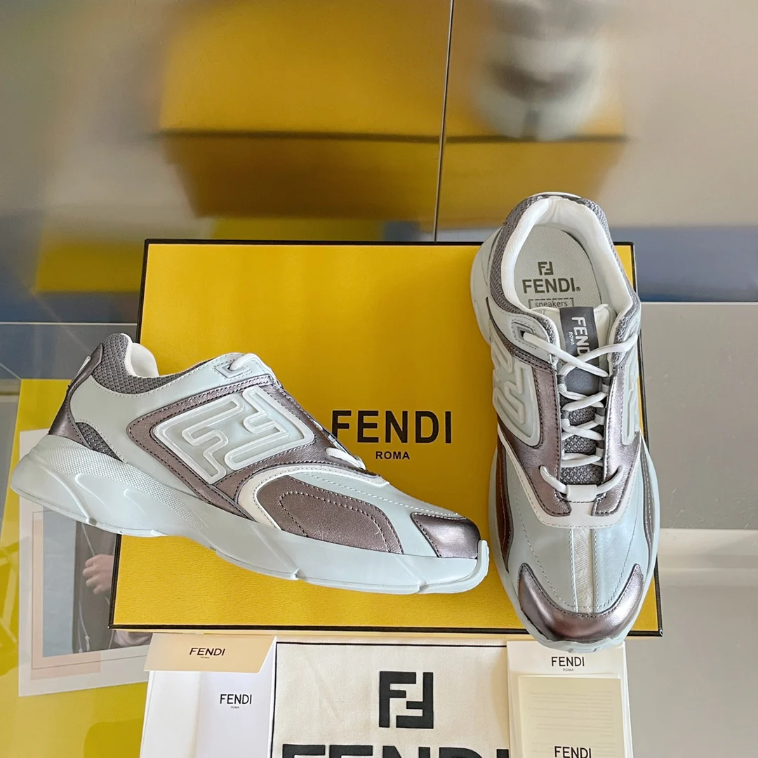 Кроссовки Fendi - Парные - Серые