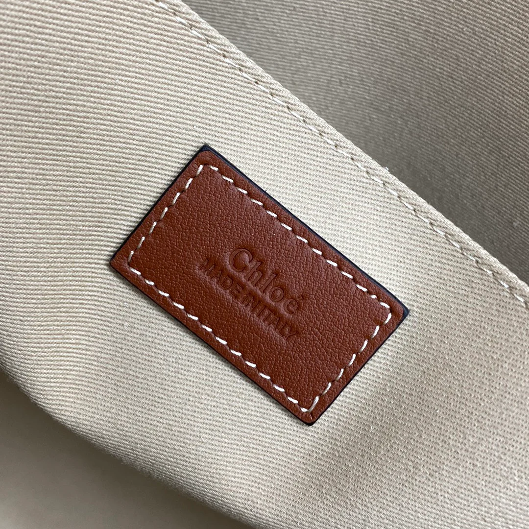 Сумка-тоут Chloe Woody - Большая - Коричневая