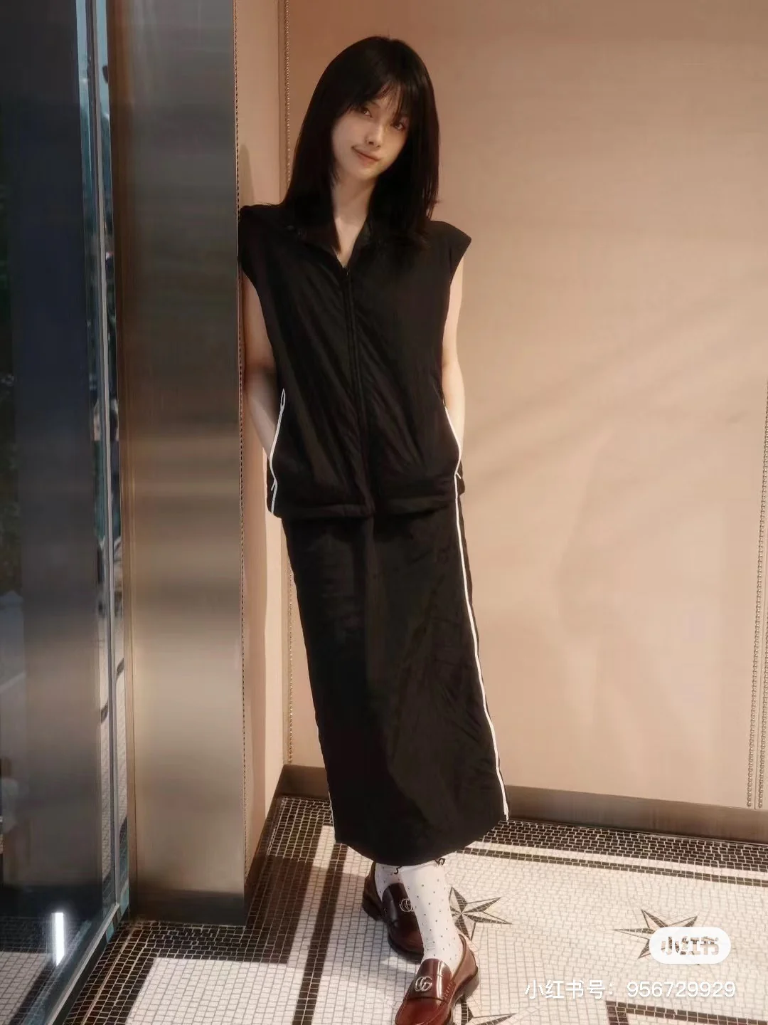 Лоферы Gucci 2024 - бордовые