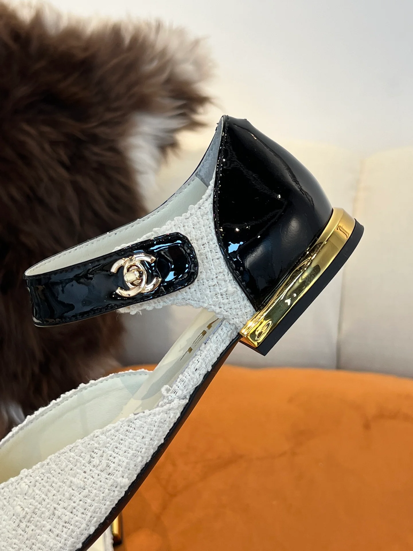 Chanel - Классические клетчатые балетки