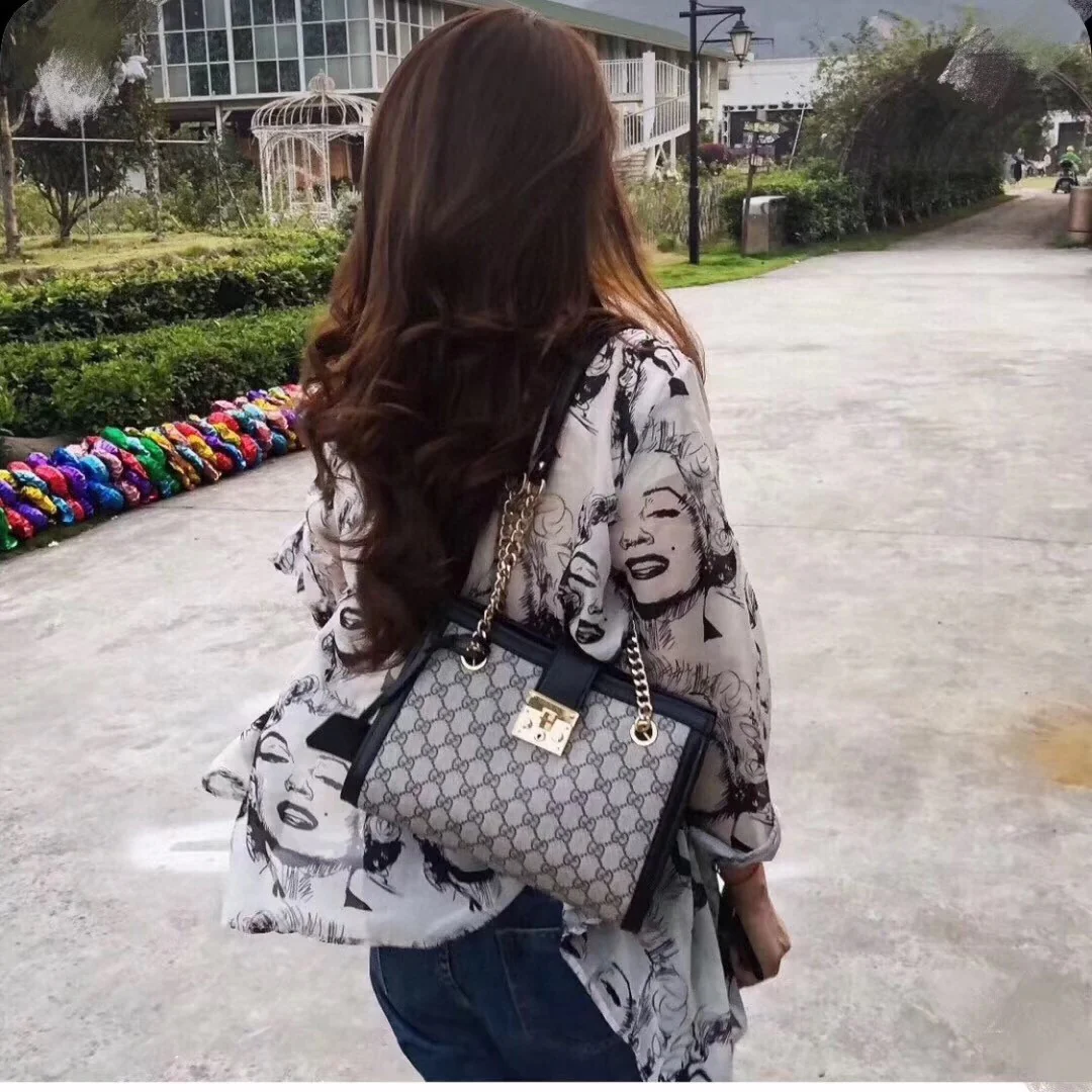 Маленькая сумка-тоут Gucci с замком - 1 шт.