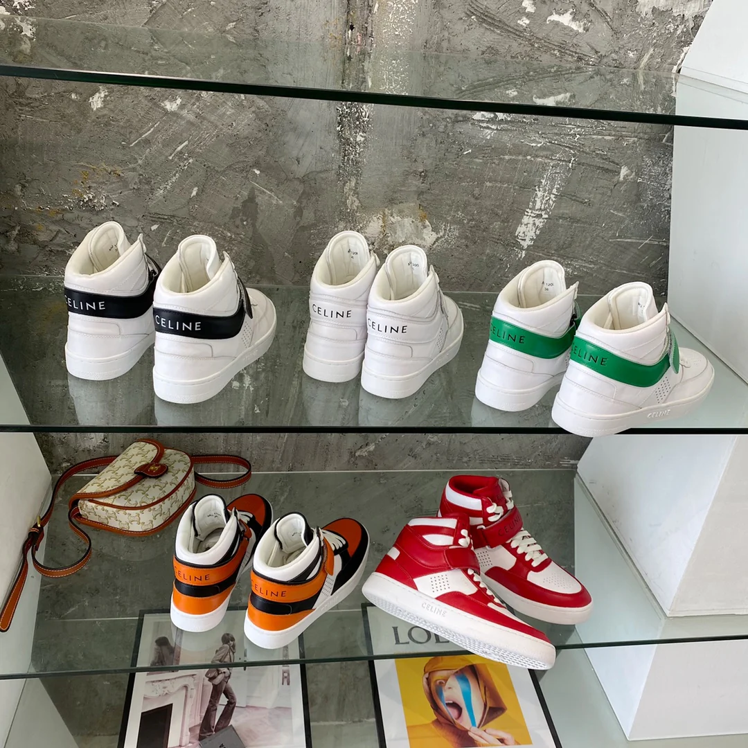 Спортивные повседневные высокие кроссовки Celine - изображение из коллекции
