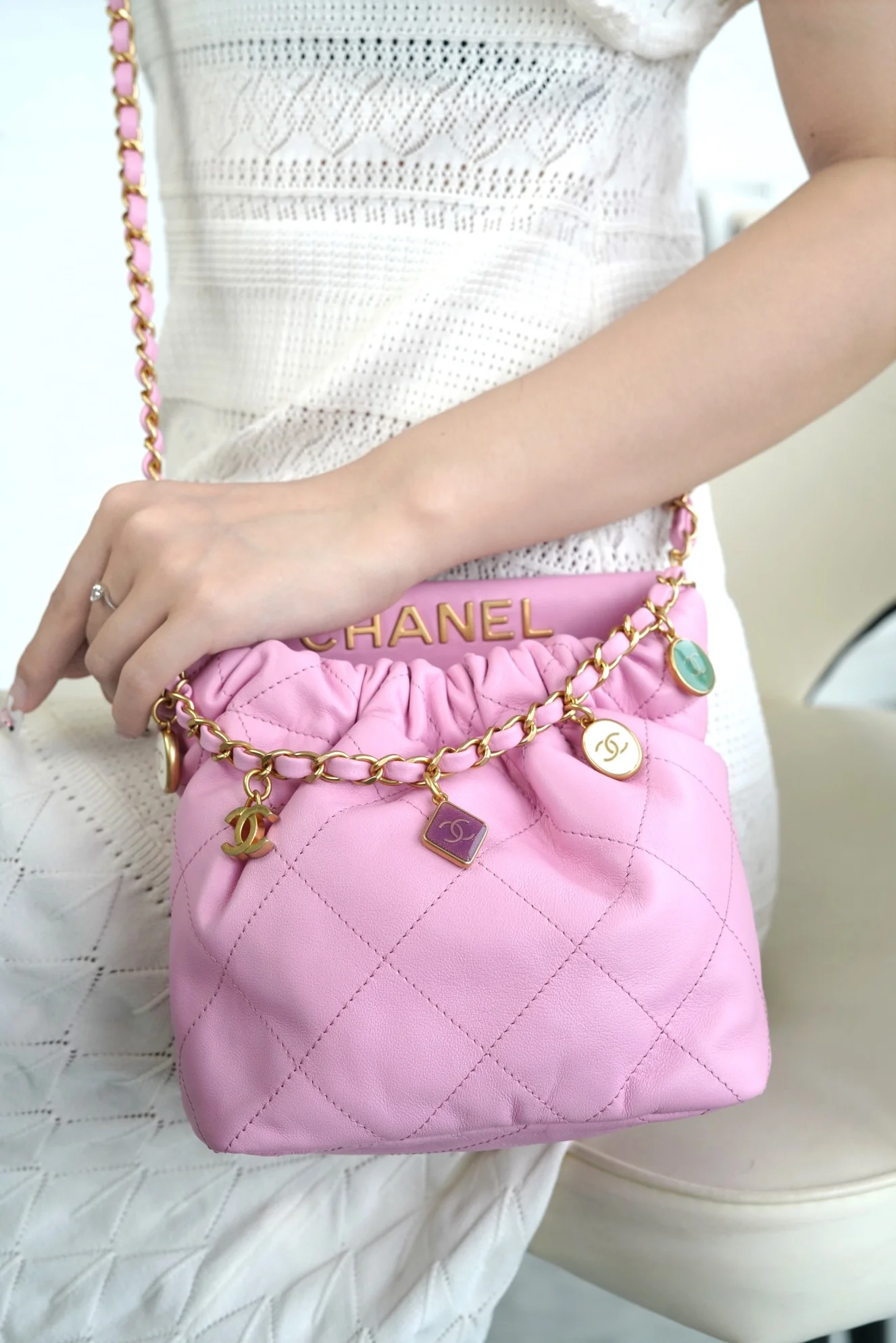 Новинка весны/лета от Chanel - Сумка Chanel 23p 22 - Розовая