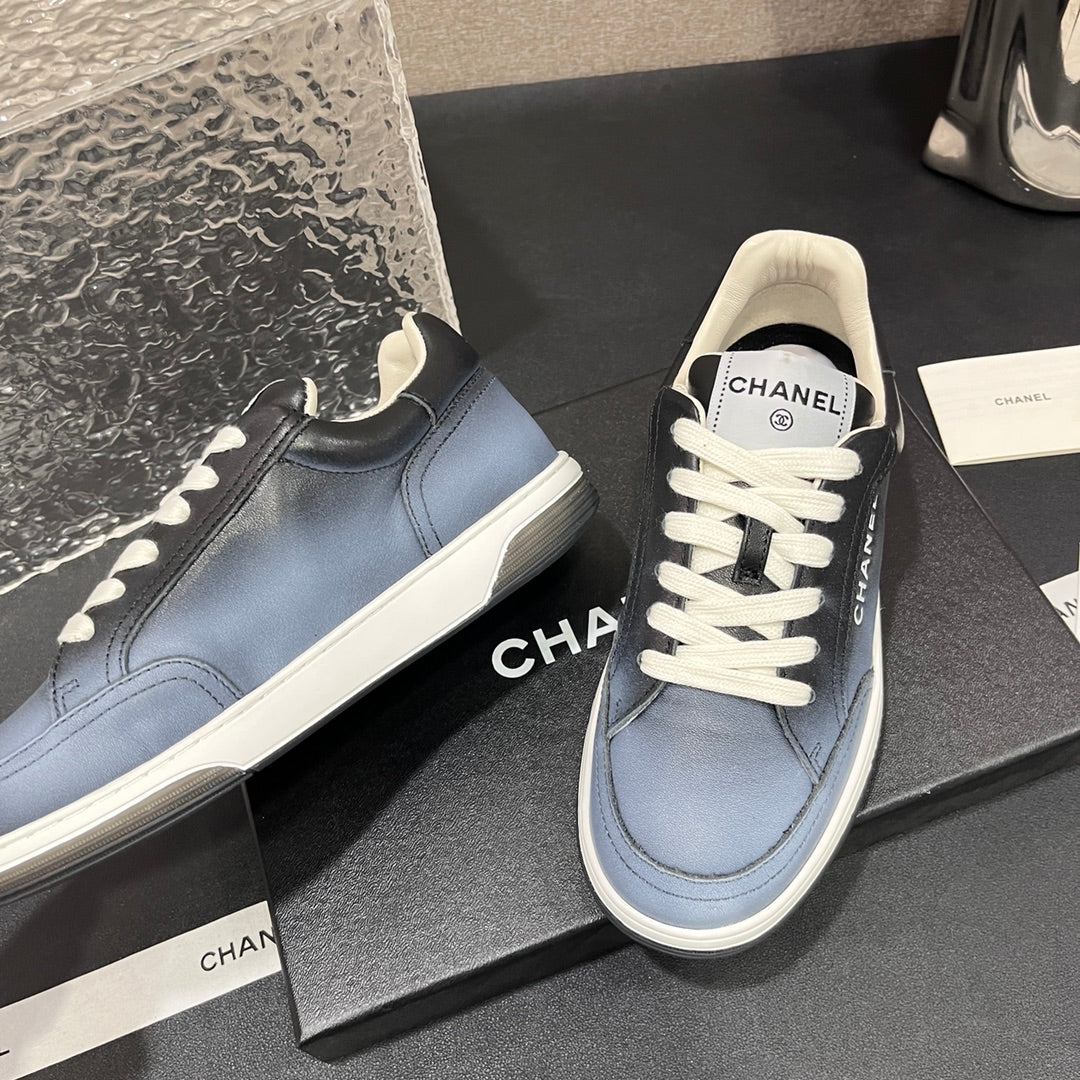 Повседневные туфли Chanel 2024 - темно-синие