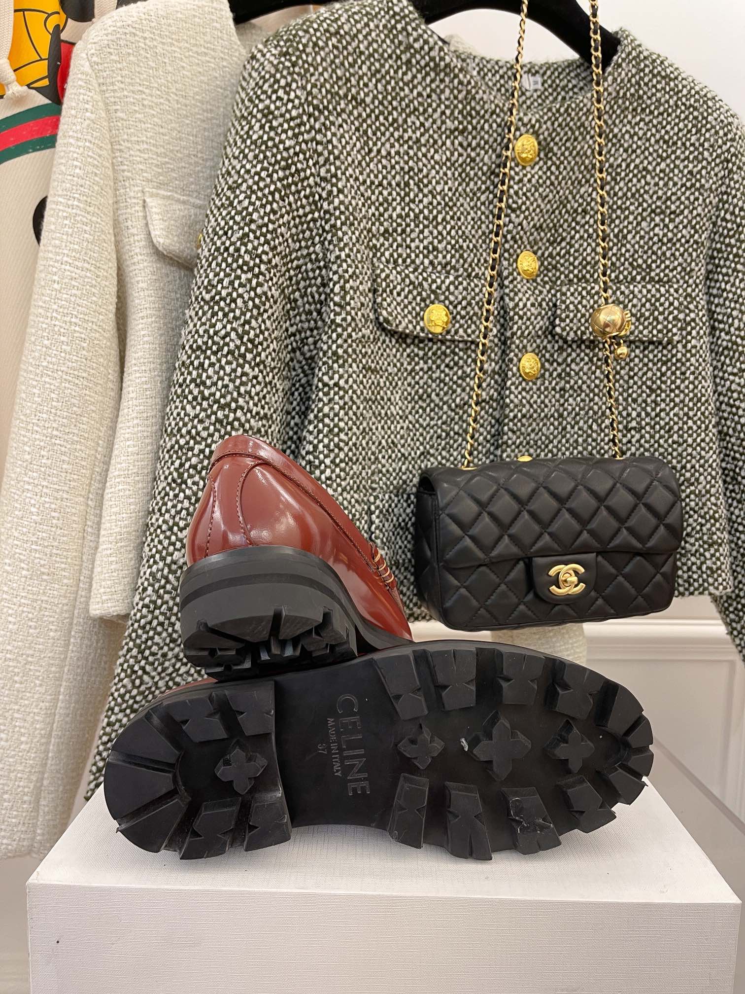 Обувь Celine - Celine - Лоферы с кисточками - Бордовые