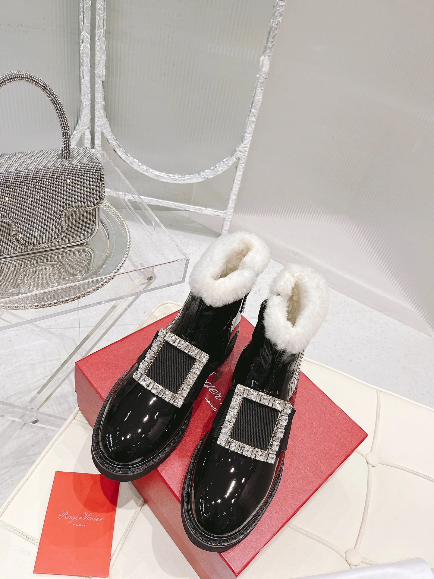 Обувь RV Shoes - 2024 - Шерстяные ботильоны - Черные - 1