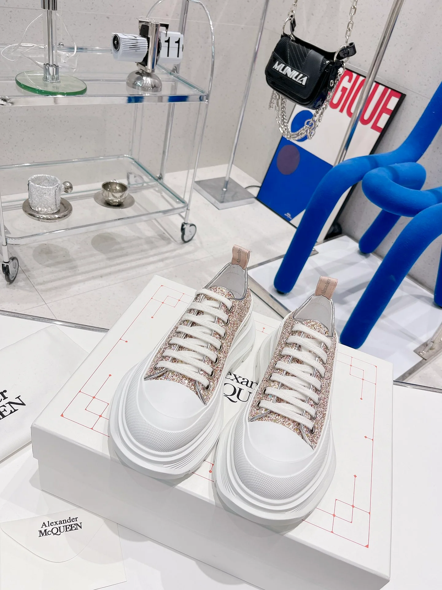 Кед на платформе McQueen - 5