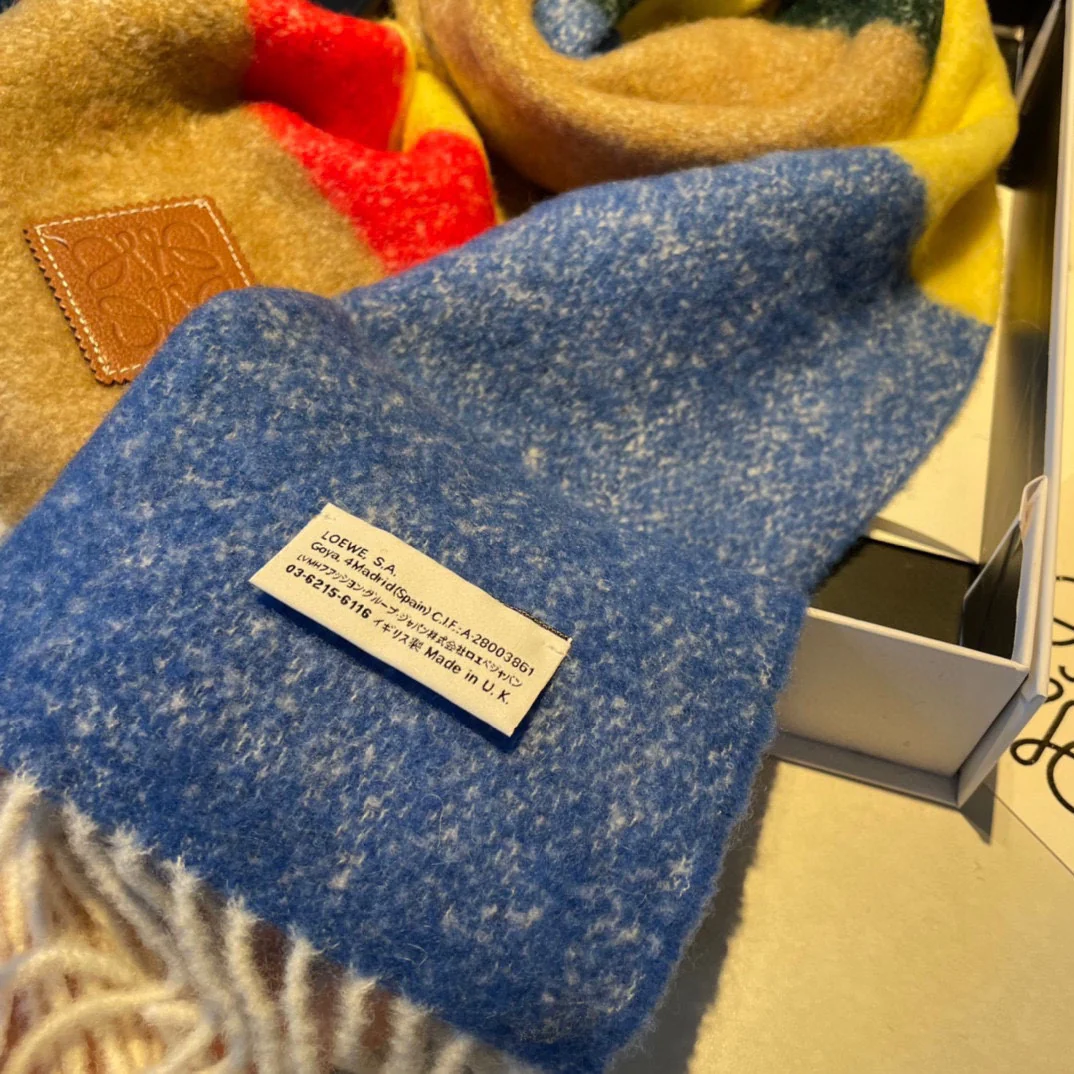 Кашемировый шарф Lolwei с принтом - 30 см - 168 см