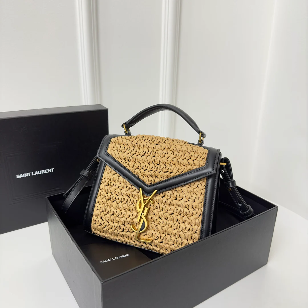 YSL Cassandra 20cm Small Straw Series
