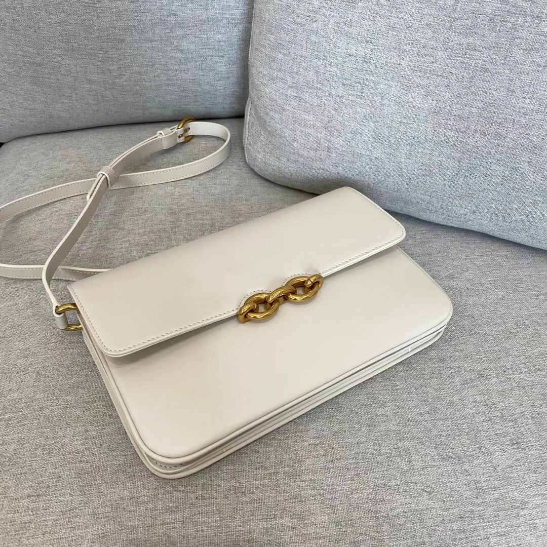 Сумка YSL Maillon - белая