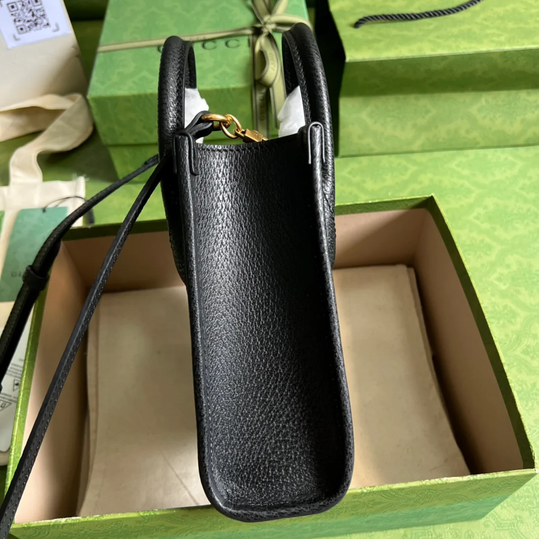 Маленькая черная джинсовая сумка Gucci