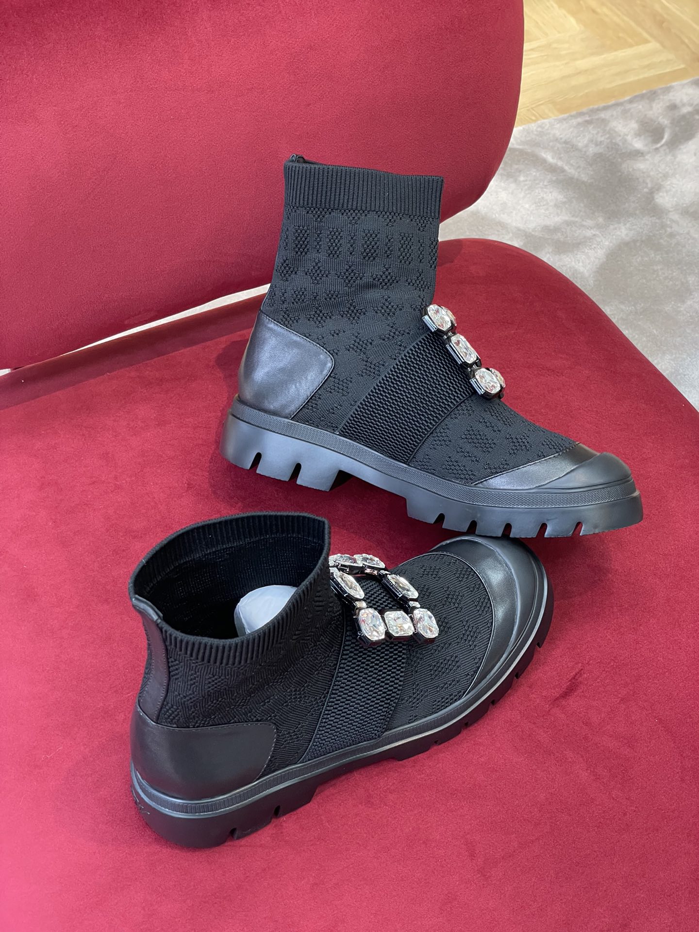 Обувь RV Shoes - Осень/Зима 2022 - Ботинки-носки - Черные