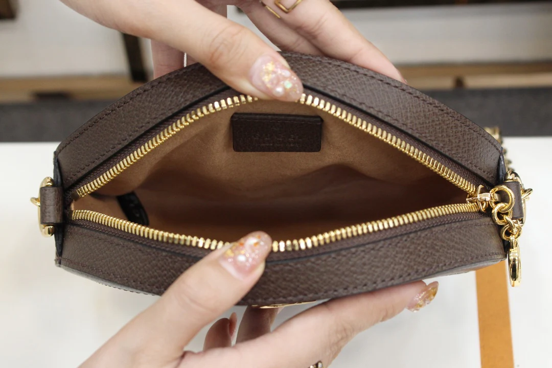 Круглая сумка Gucci Ophidia - сумка через плечо - канва с монограммой