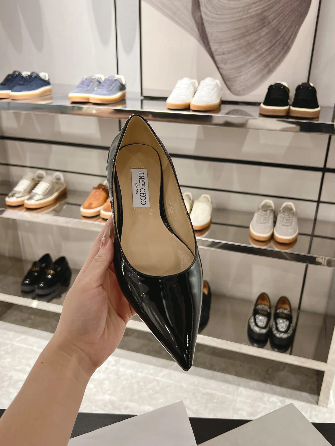 JC - 2024 - Туфли на низком каблуке - Черные