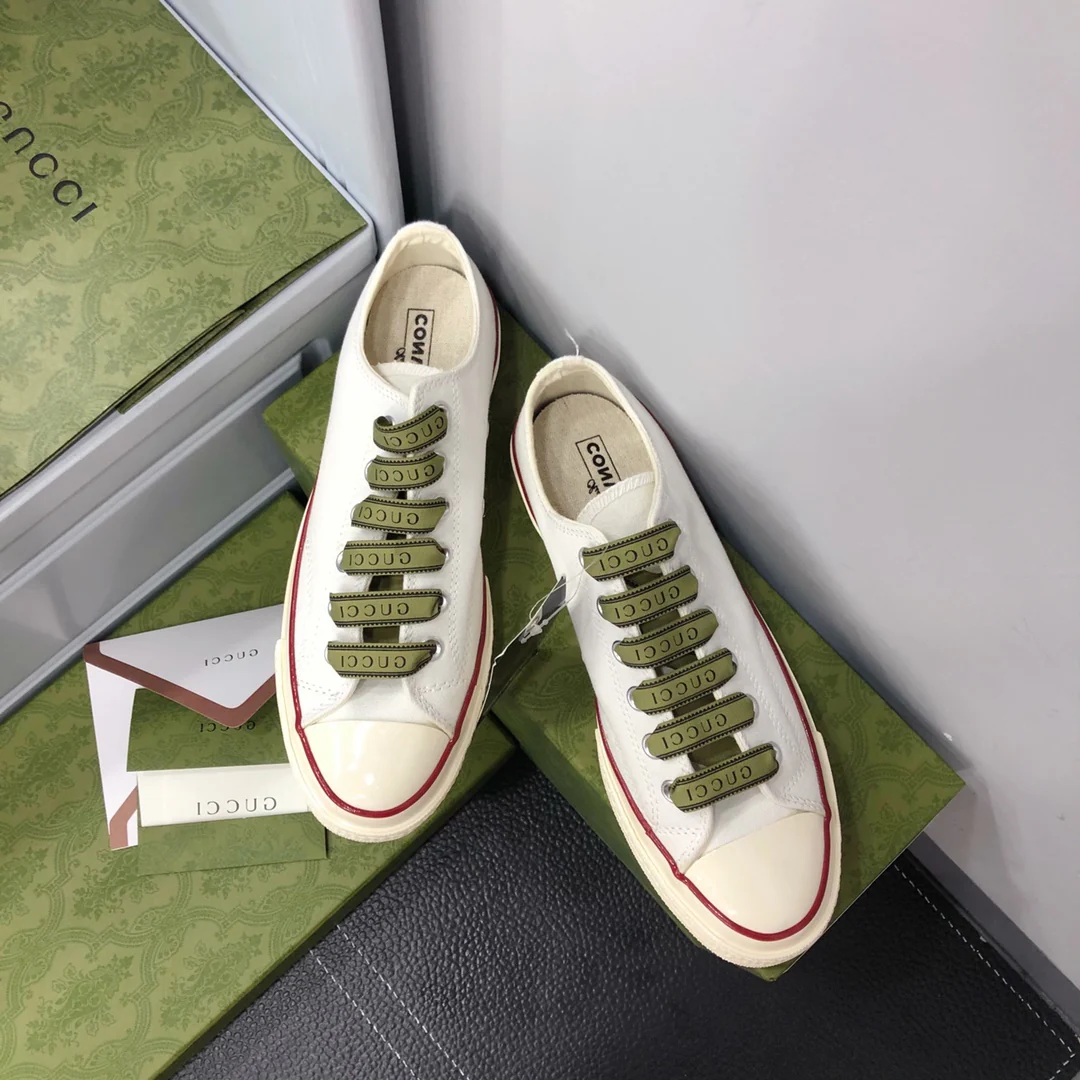 Кед Gucci из парусины - 1