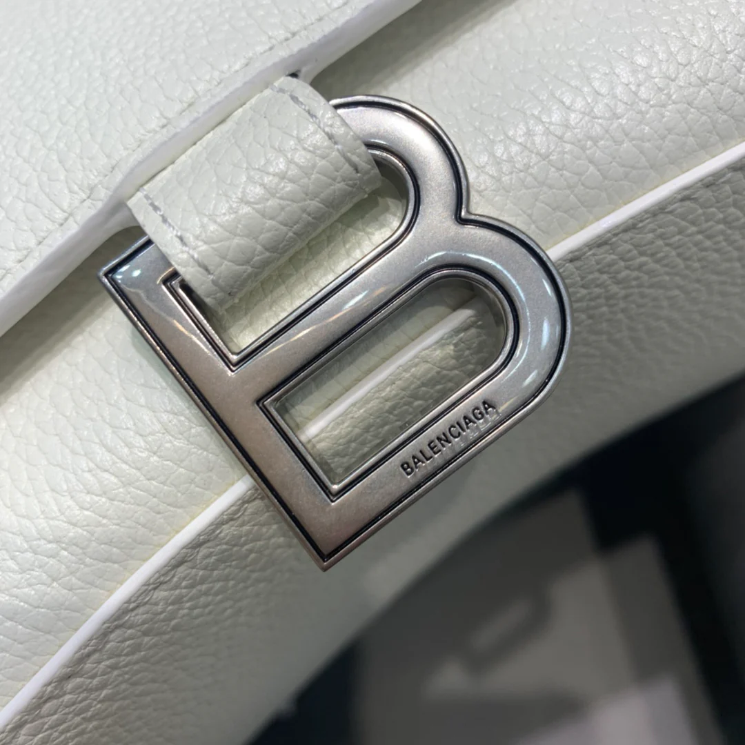 Сумка Balenciaga Hourglass - белый с узором 