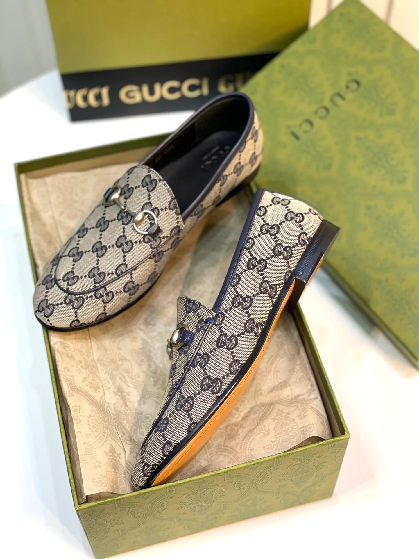 Балетки с монограммой Gucci