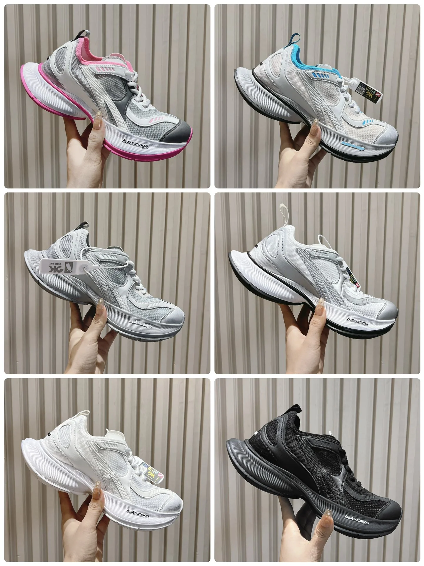 Изображение коллекции кроссовок Balenciaga 2024 года.