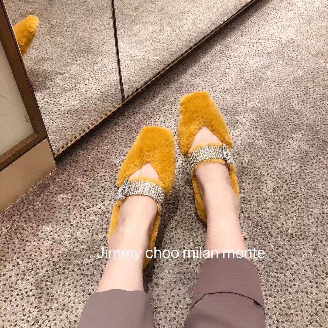 Джимми - Пушистые балетки - Фотографии в одежде