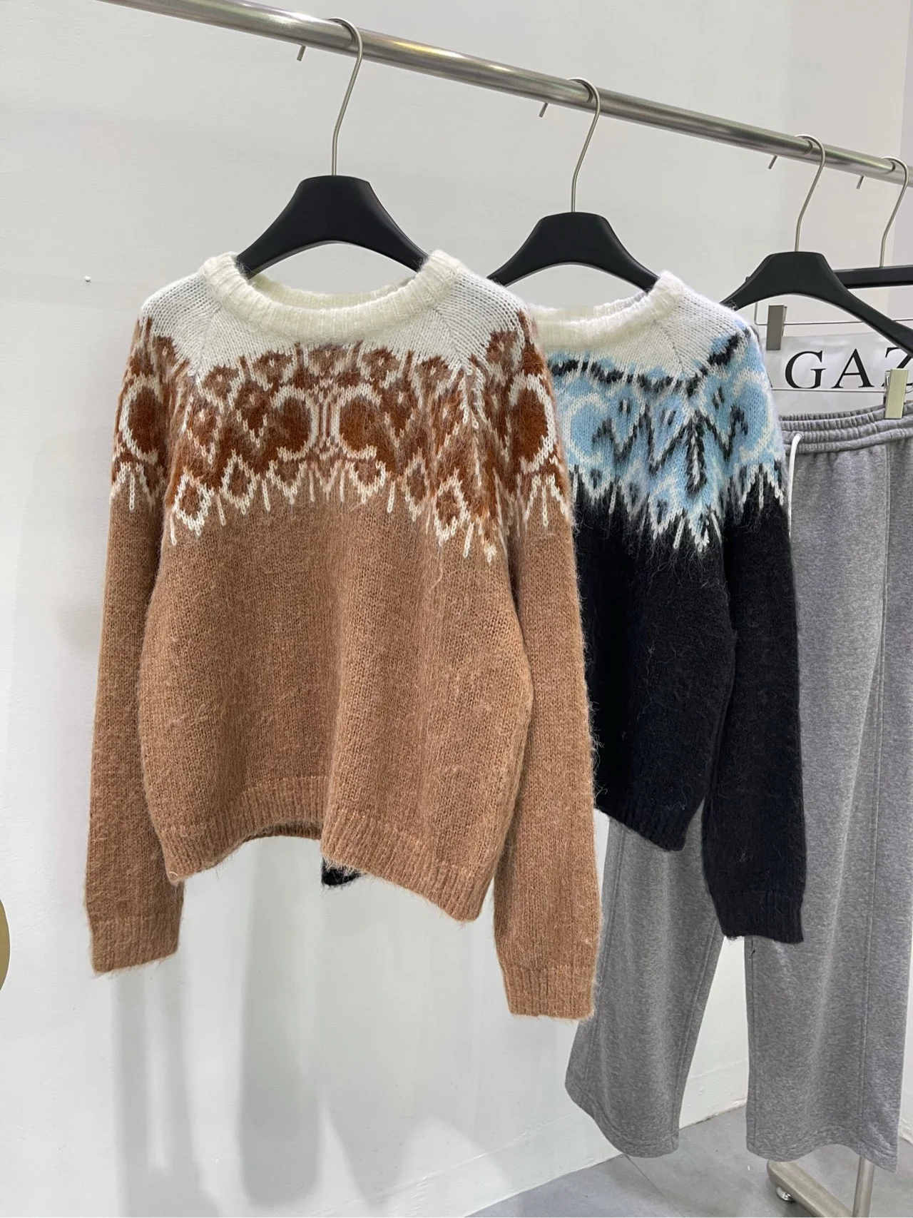 Свитер Celine-2403 Triumph из мохера с ромбовидным узором