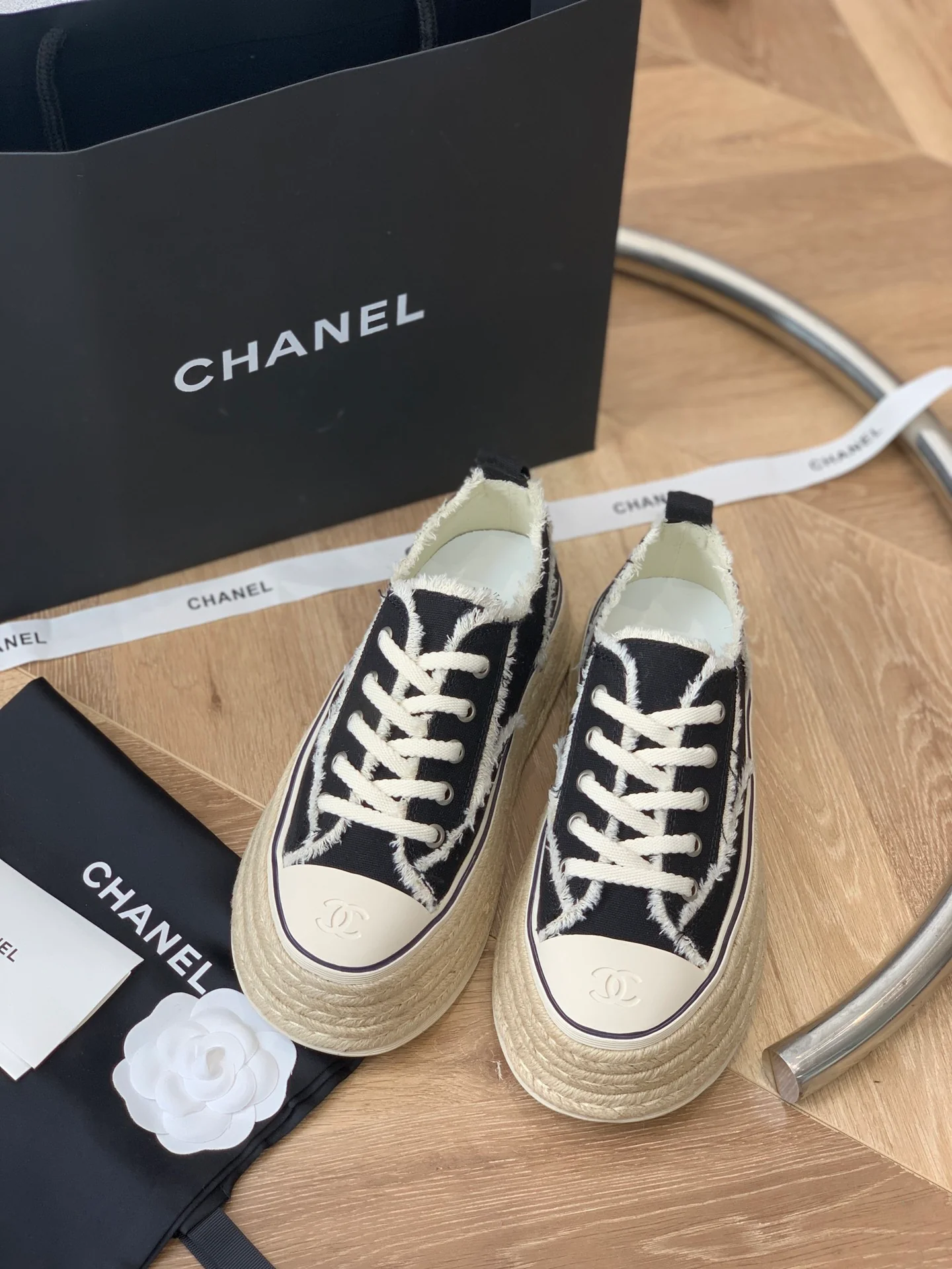 Кед на платформе Chanel - 1