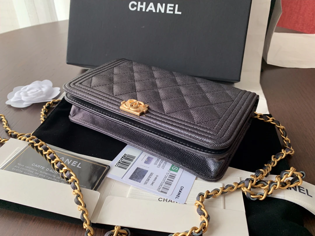 Chanel Boy WOC Pearl Collection - Глянцевая кожа - 1