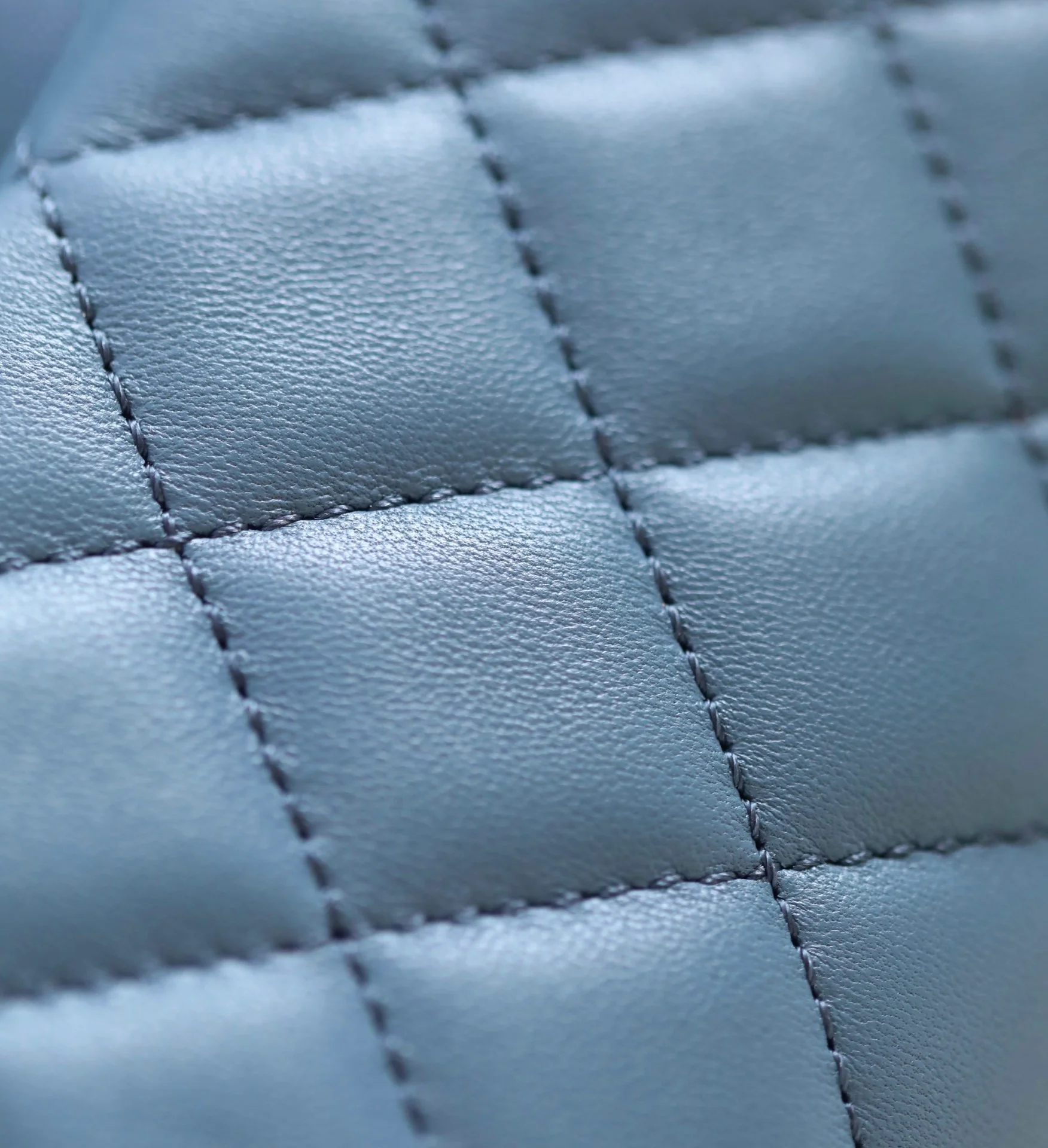 Chanel - CF Golden Ball Square Fat Man - Denim Blue