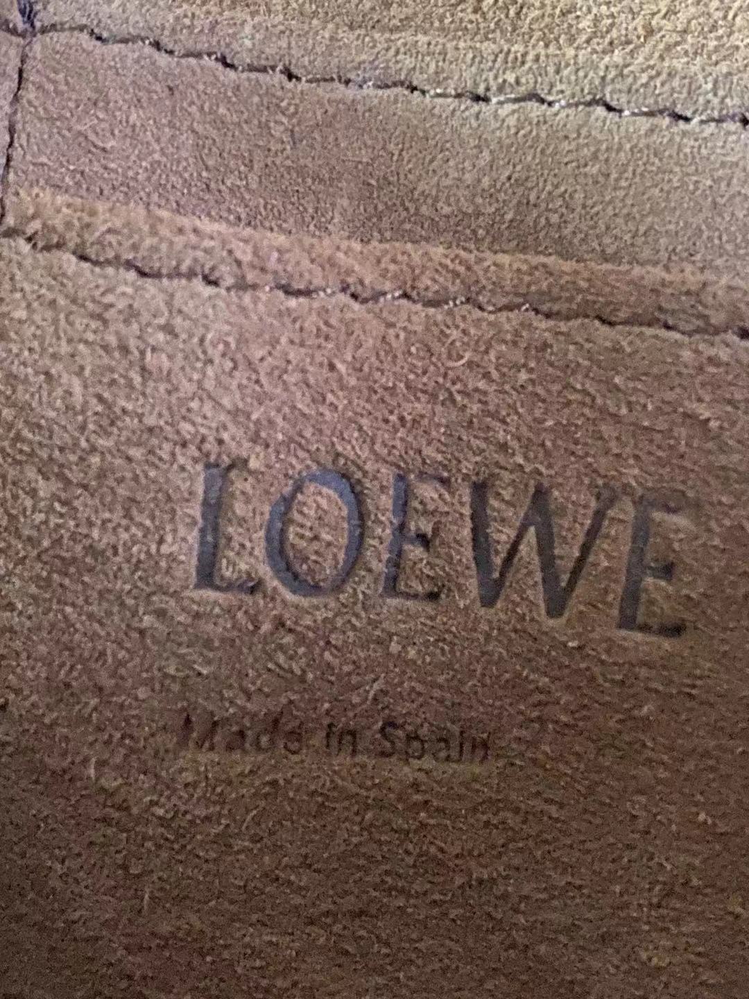 Сумка-седло Loewe-gate Letter с широким плечевым ремнем - мини - 1