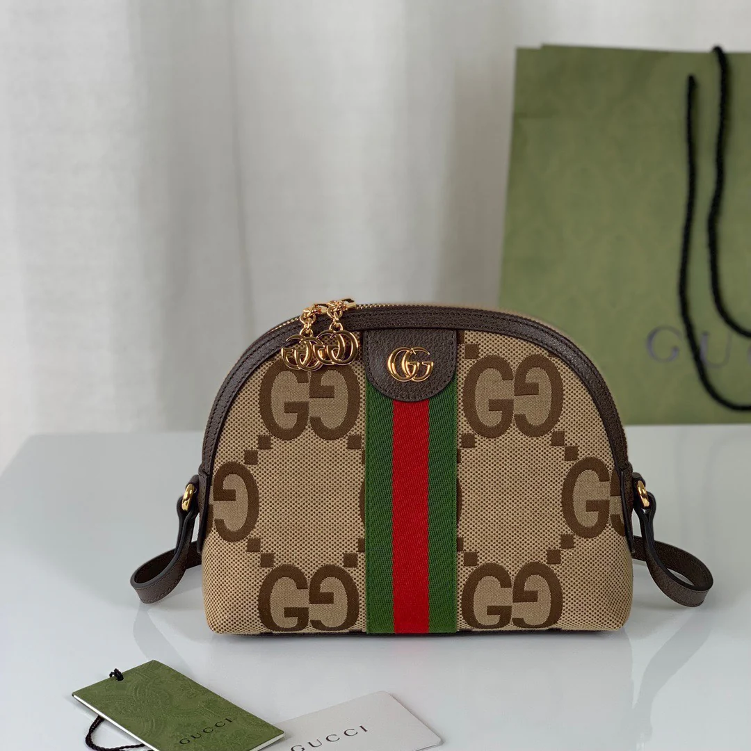 Сумка Gucci Ophidia Shell через плечо - 23x19x8 см