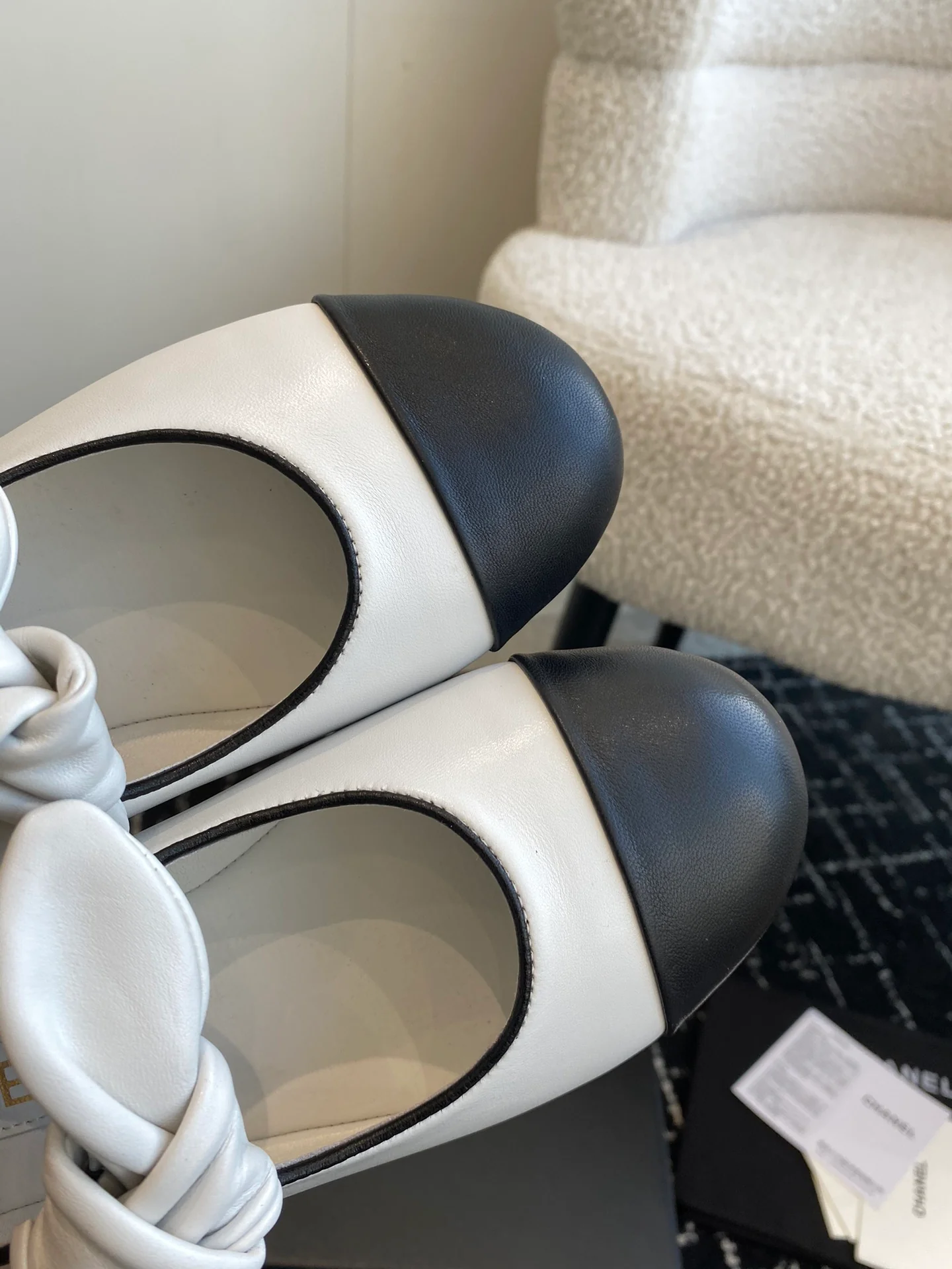 Балетки Chanel 2024 - Белые - 1