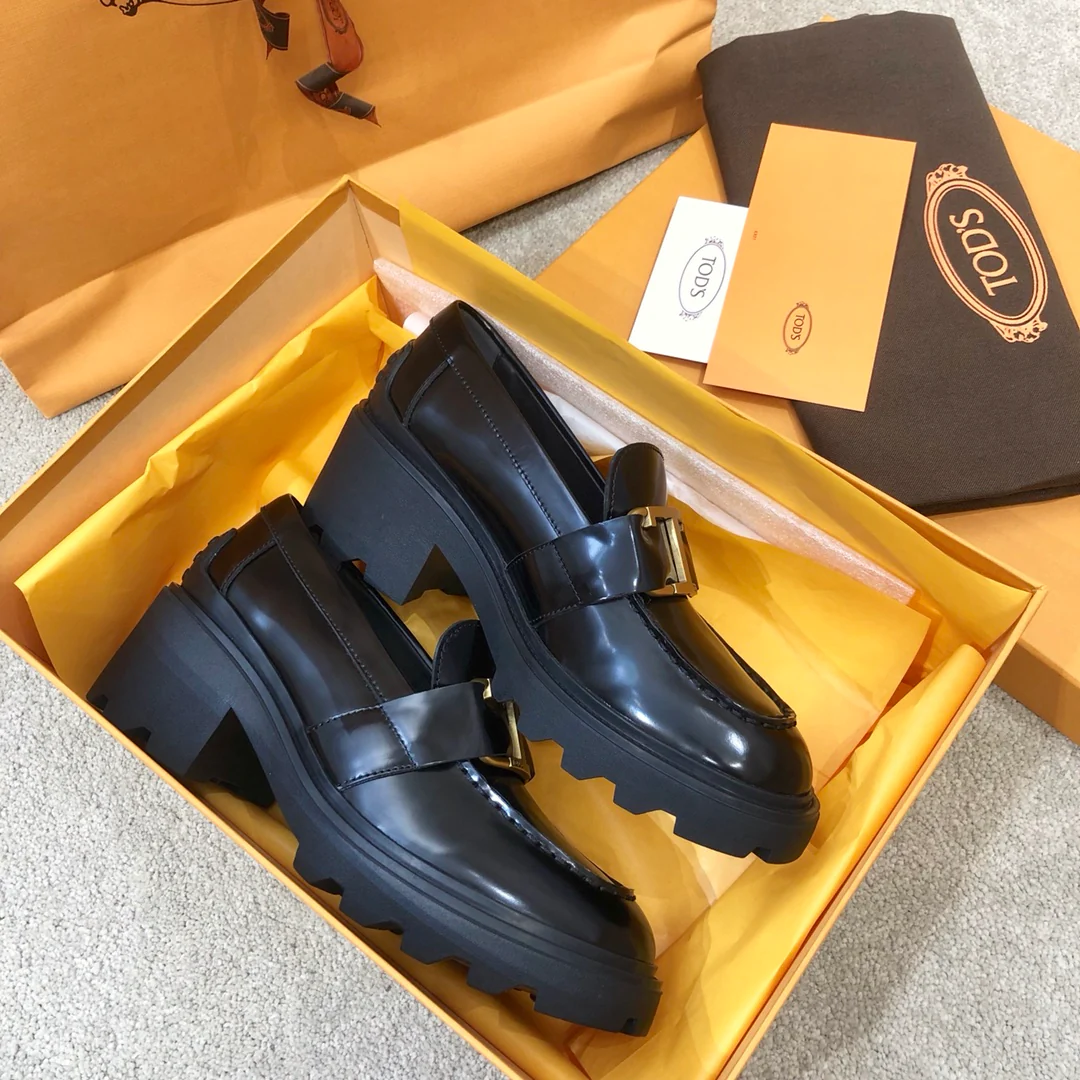 Лоферы на платформе Tods - 3