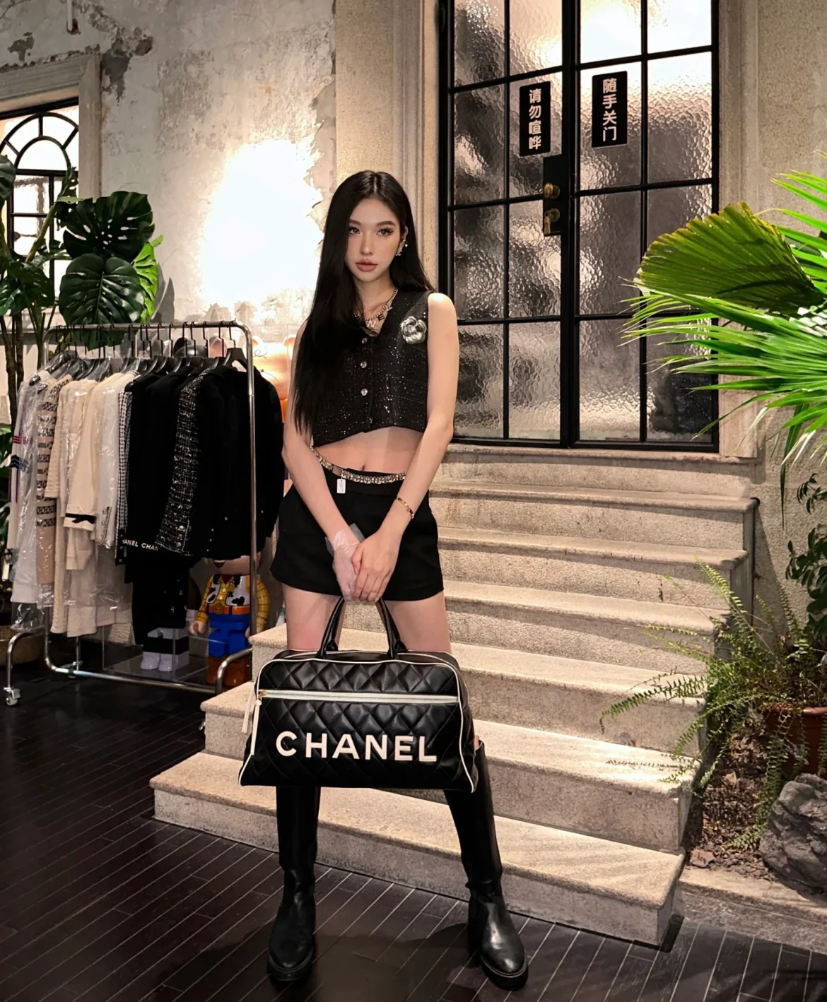 Сумка для переноски шаров для боулинга 25 пенсов - черная