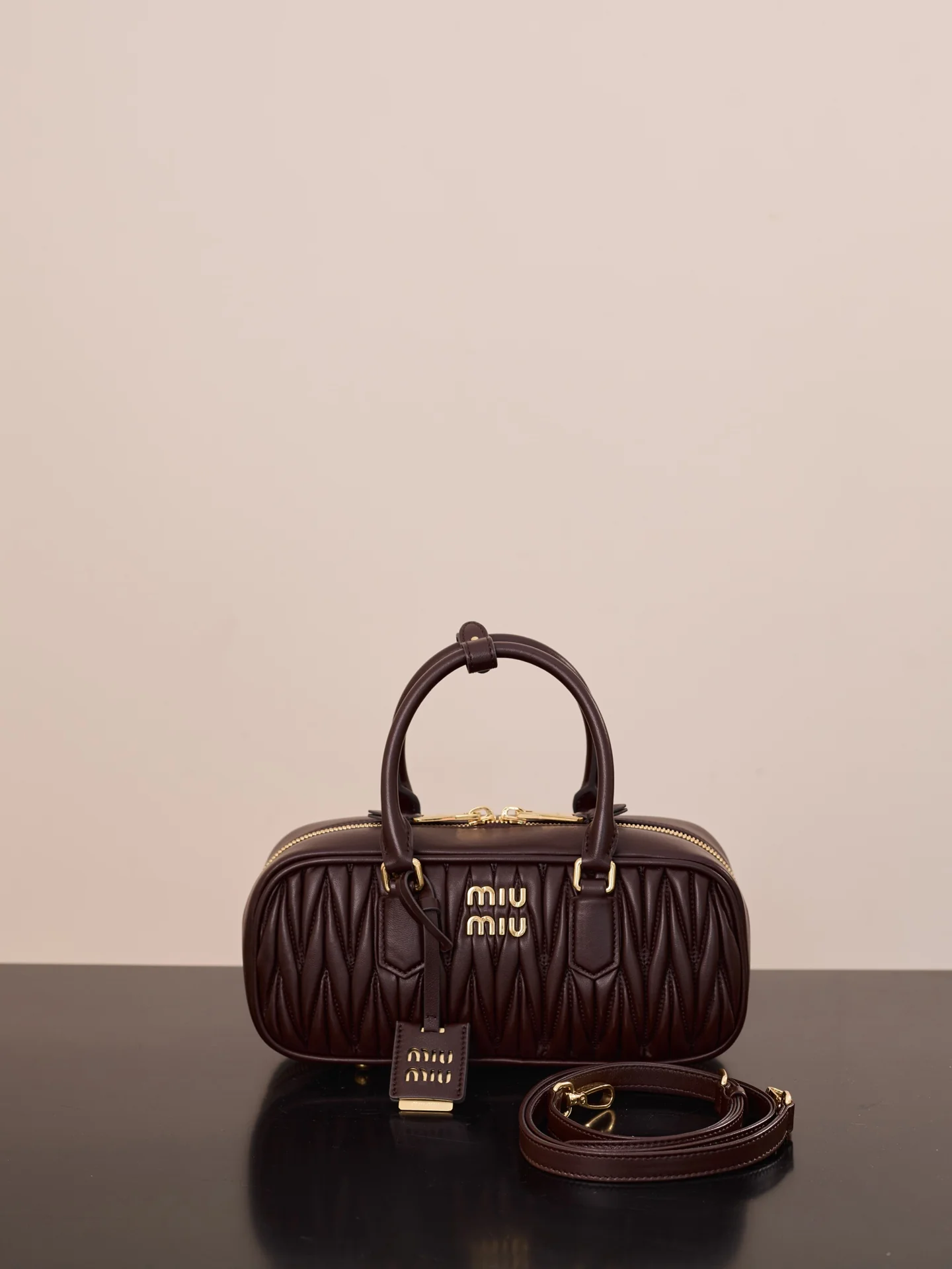 Miu Miu-5bb148m1300-???????-??????-Средний-Цвет верескового дерева